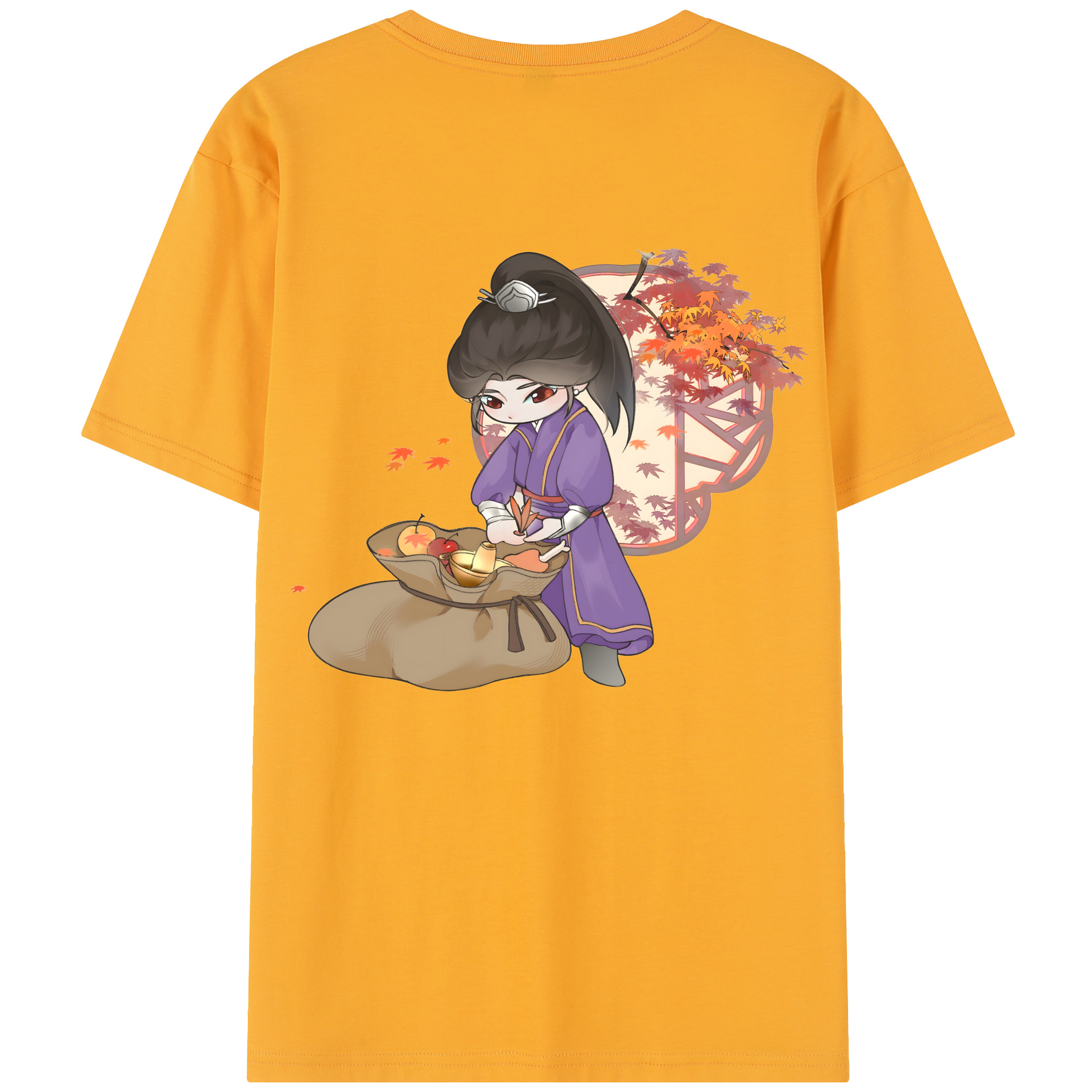 （画像用） Ne Zha 2 ナタ 魔童の大暴れ レディース半袖Tシャツ(バックプリント)