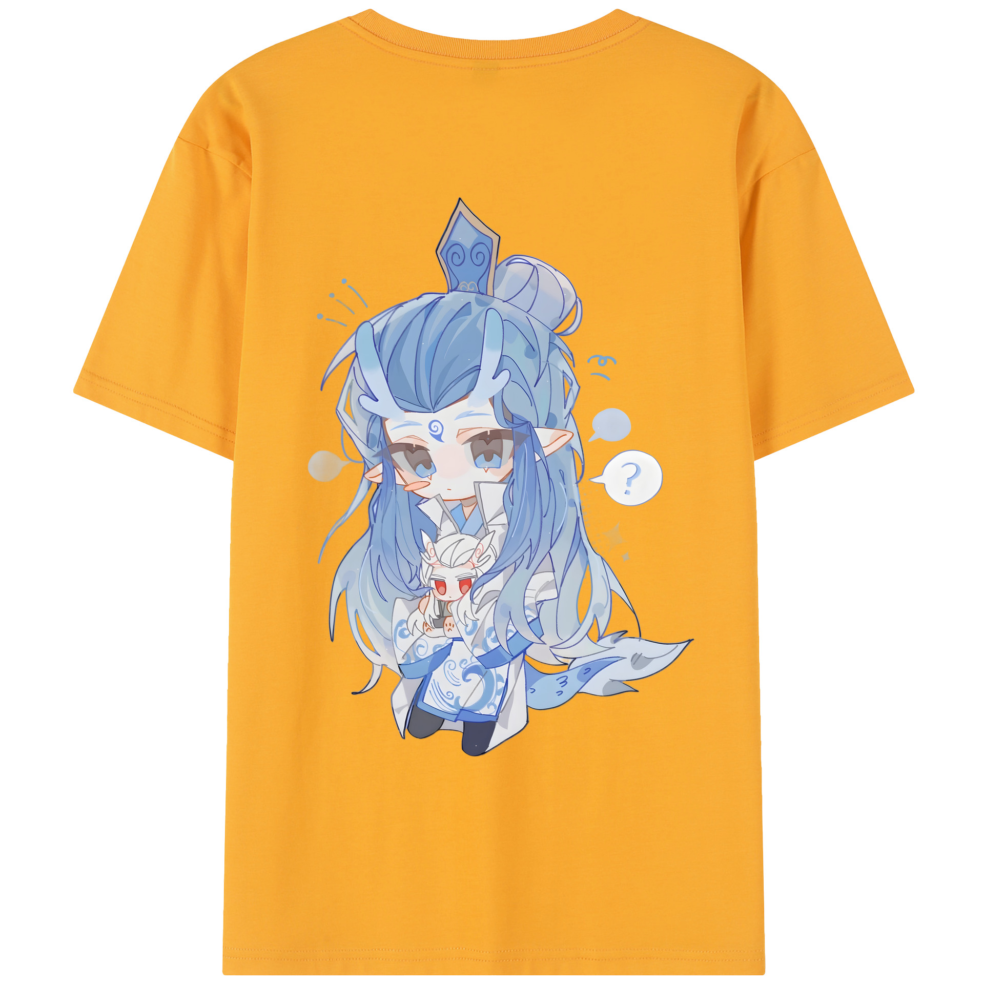 （画像用） Ne Zha 2 ナタ 魔童の大暴れ レディース半袖Tシャツ(バックプリント)