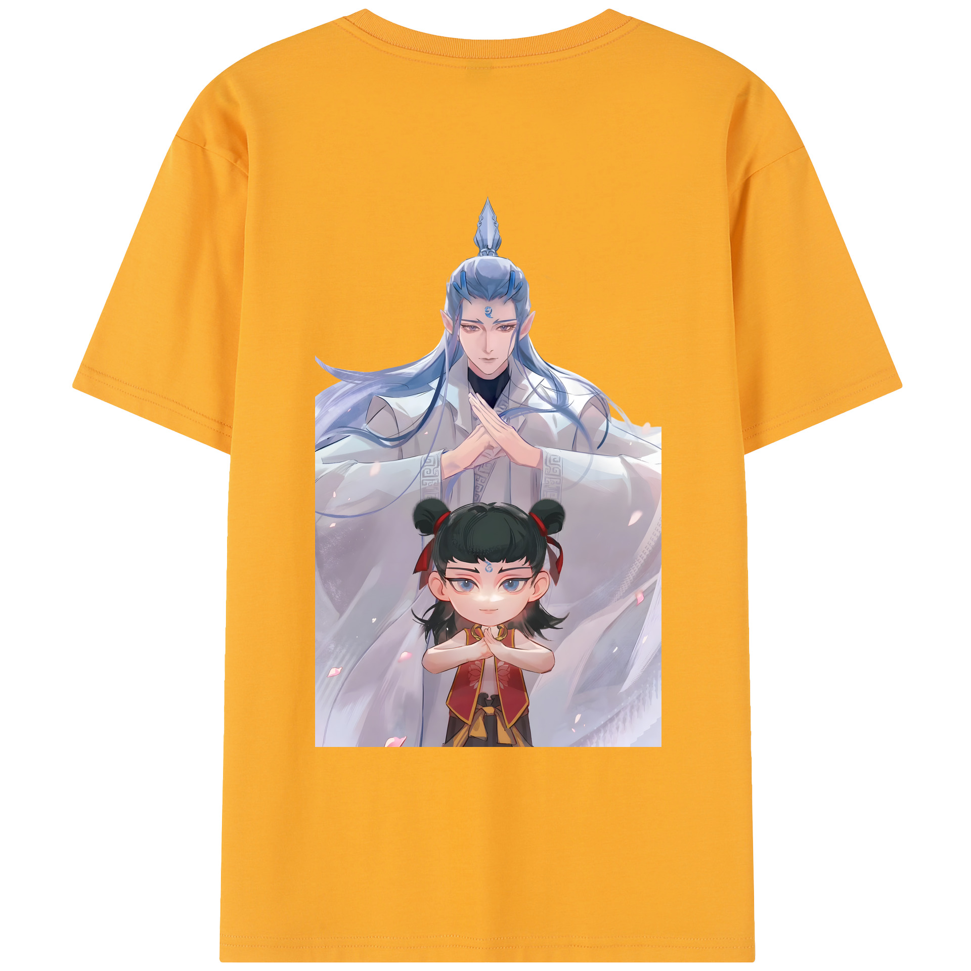 （画像用） Ne Zha 2 ナタ 魔童の大暴れ レディース半袖Tシャツ(バックプリント)