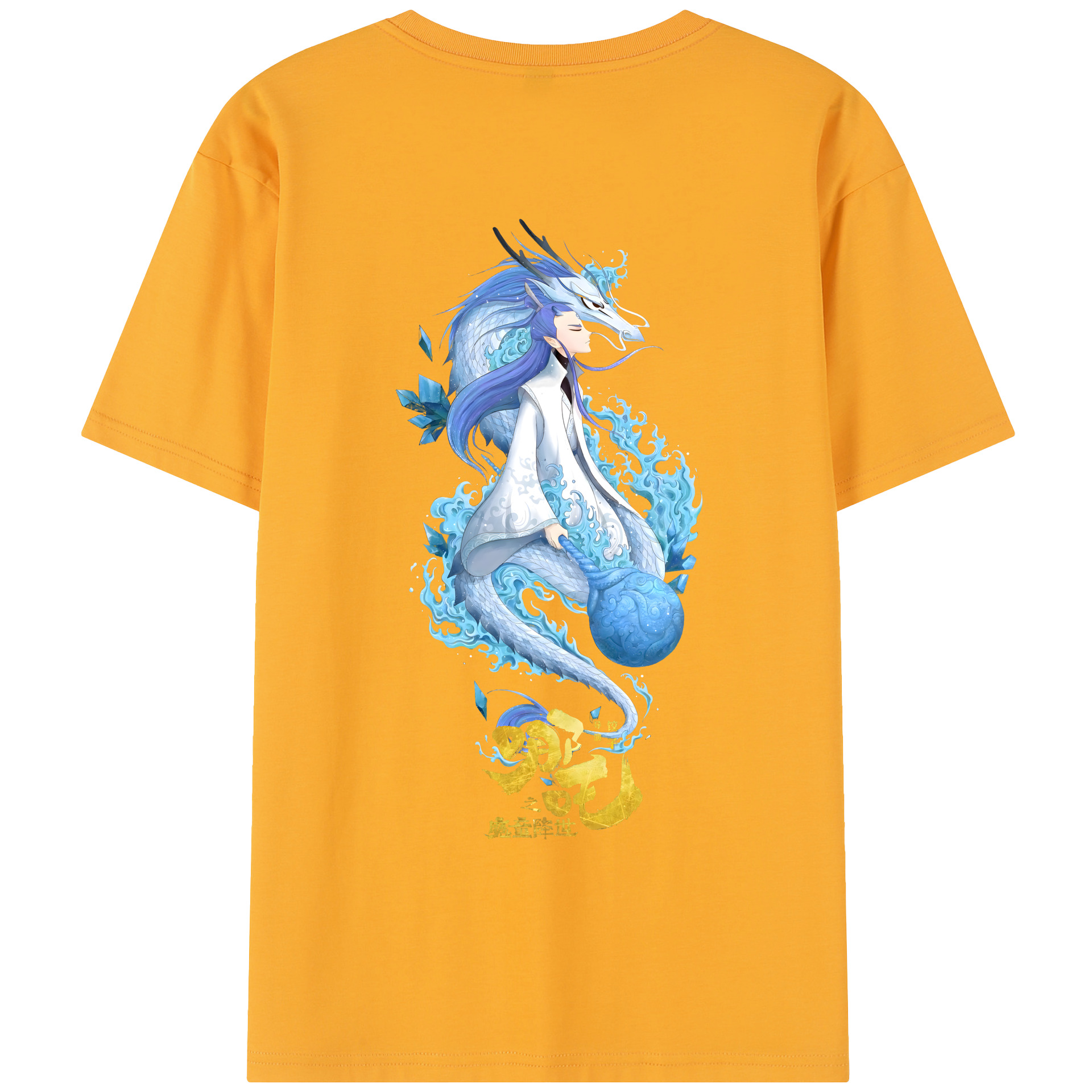 （画像用） Ne Zha 2 ナタ 魔童の大暴れ レディース半袖Tシャツ(バックプリント)