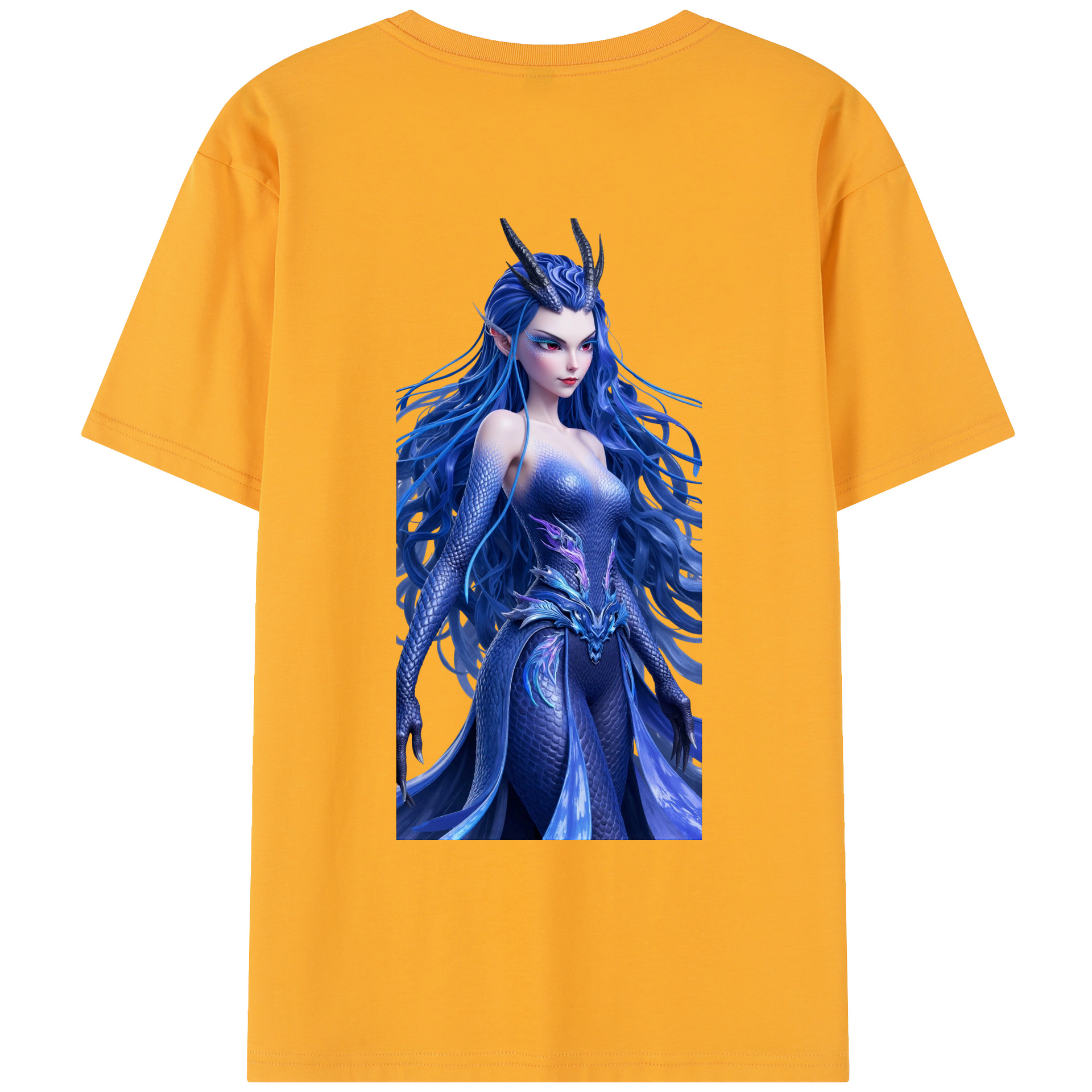 （画像用） Ne Zha 2 ナタ 魔童の大暴れ レディース半袖Tシャツ(バックプリント)