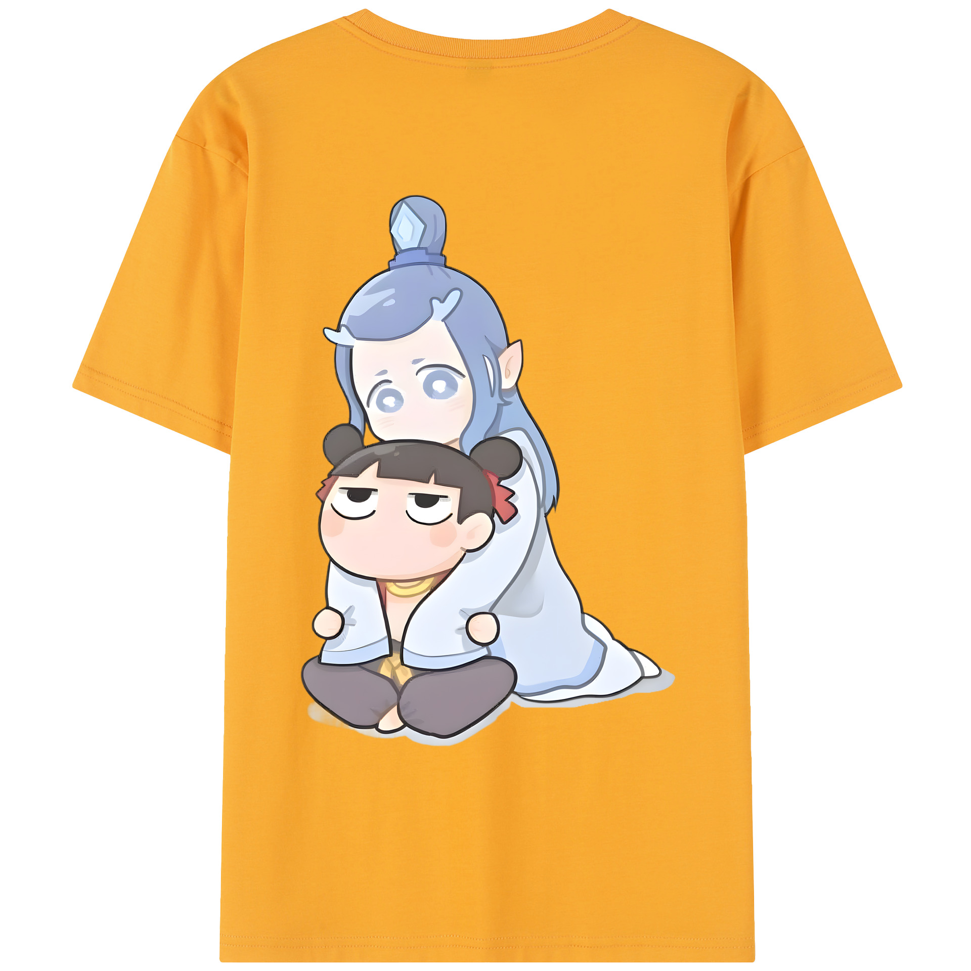 （画像用） Ne Zha 2 ナタ 魔童の大暴れ レディース半袖Tシャツ(バックプリント)