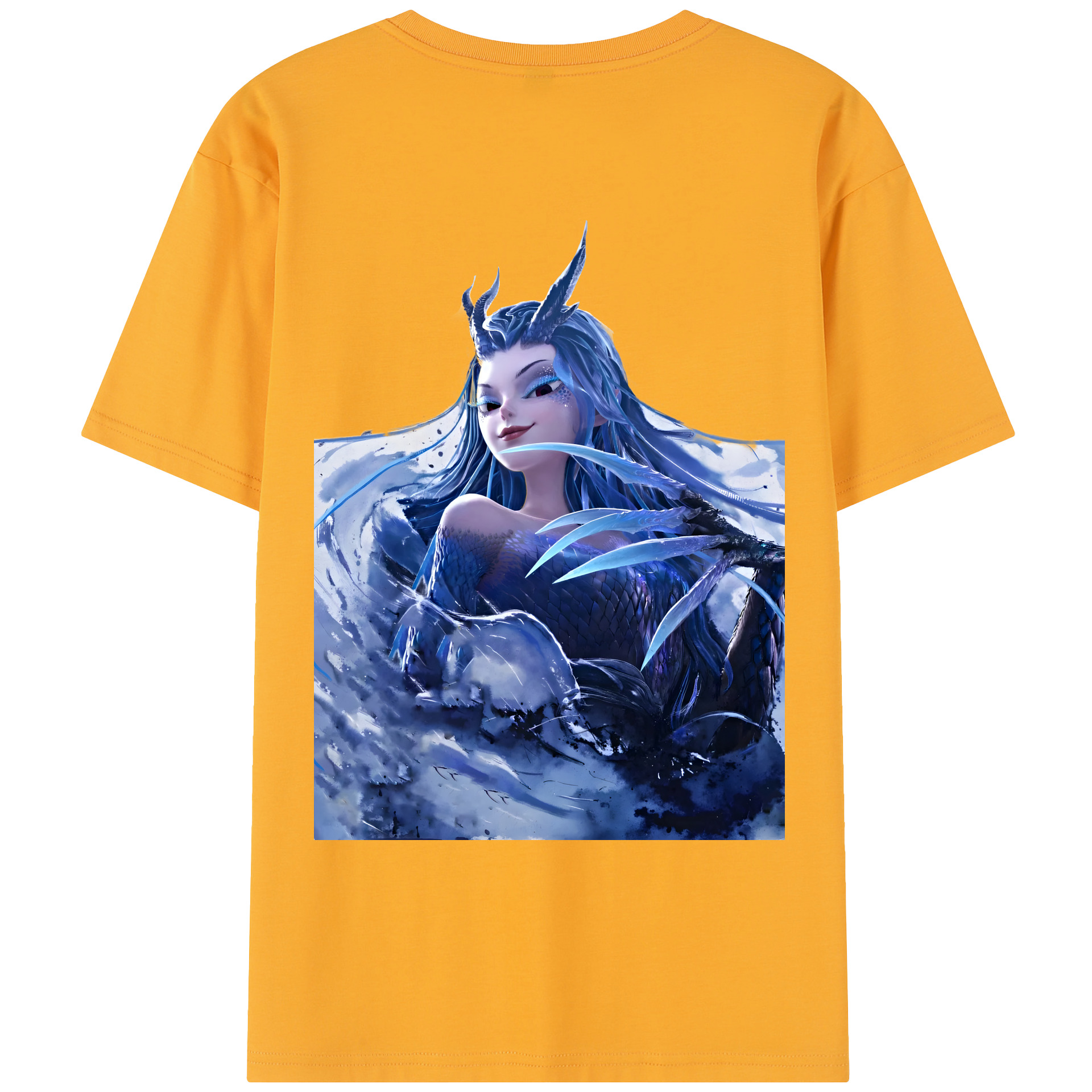 （画像用） Ne Zha 2 ナタ 魔童の大暴れ レディース半袖Tシャツ(バックプリント)