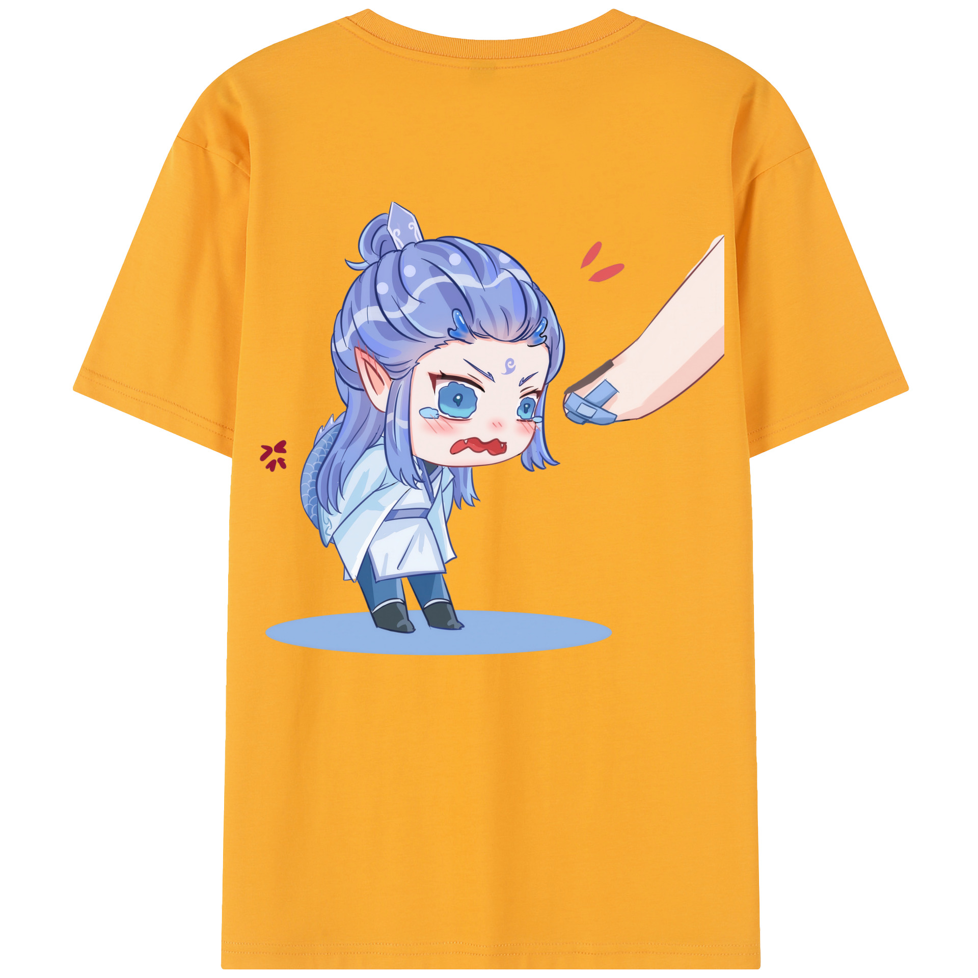 （画像用） Ne Zha 2 ナタ 魔童の大暴れ レディース半袖Tシャツ(バックプリント)