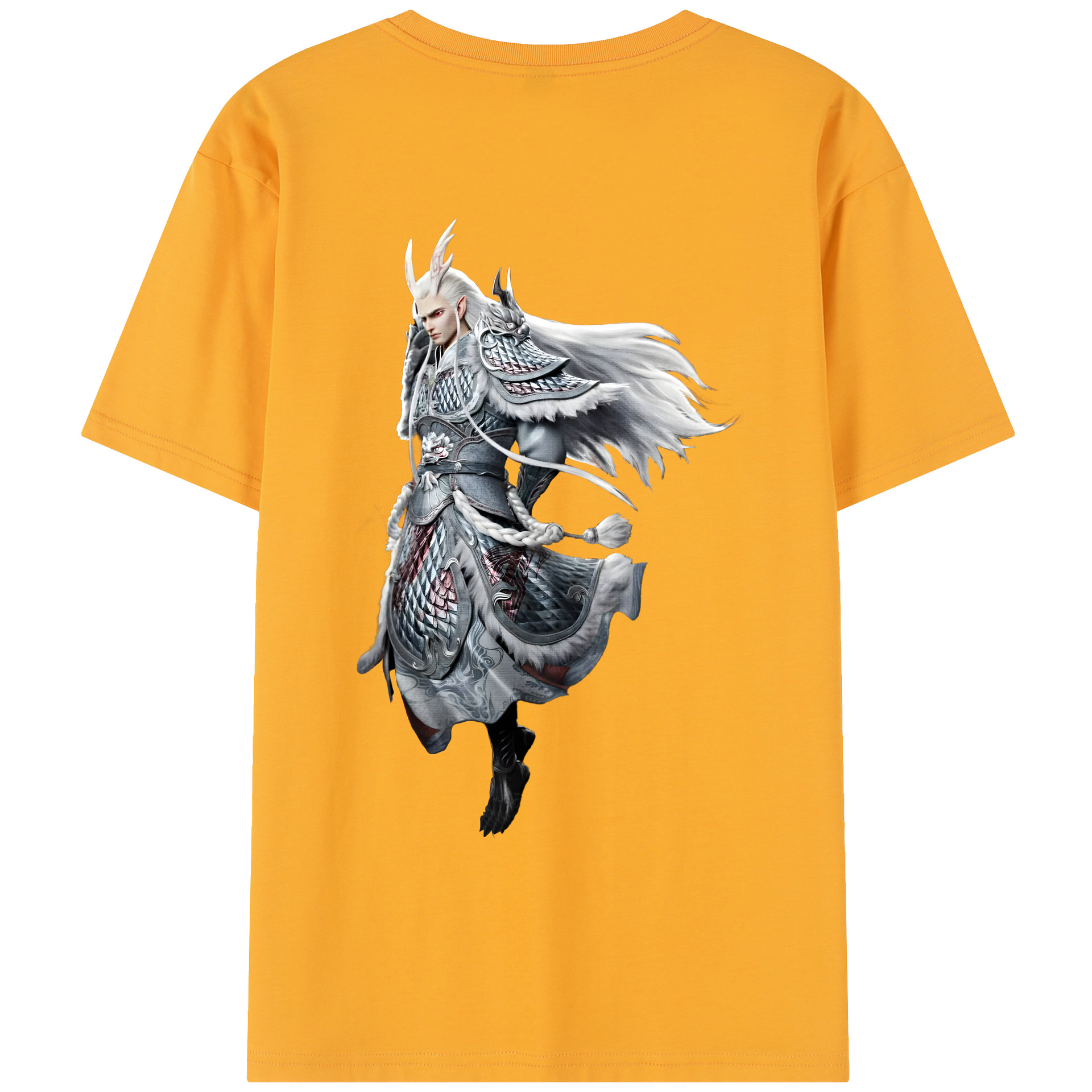 （画像用） Ne Zha 2 ナタ 魔童の大暴れ レディース半袖Tシャツ(バックプリント)