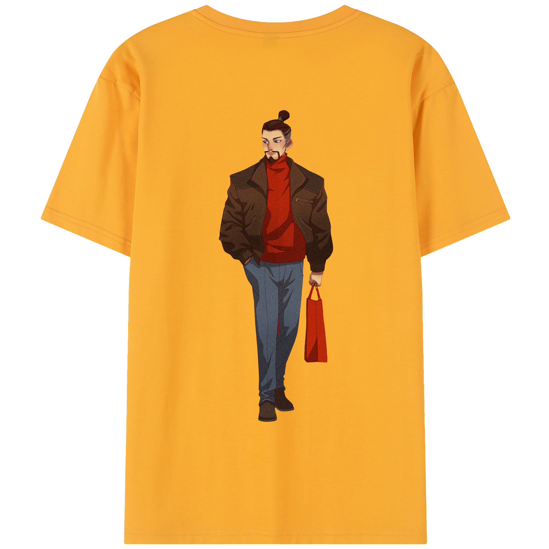 （画像用） Ne Zha 2 ナタ 魔童の大暴れ レディース半袖Tシャツ(バックプリント)
