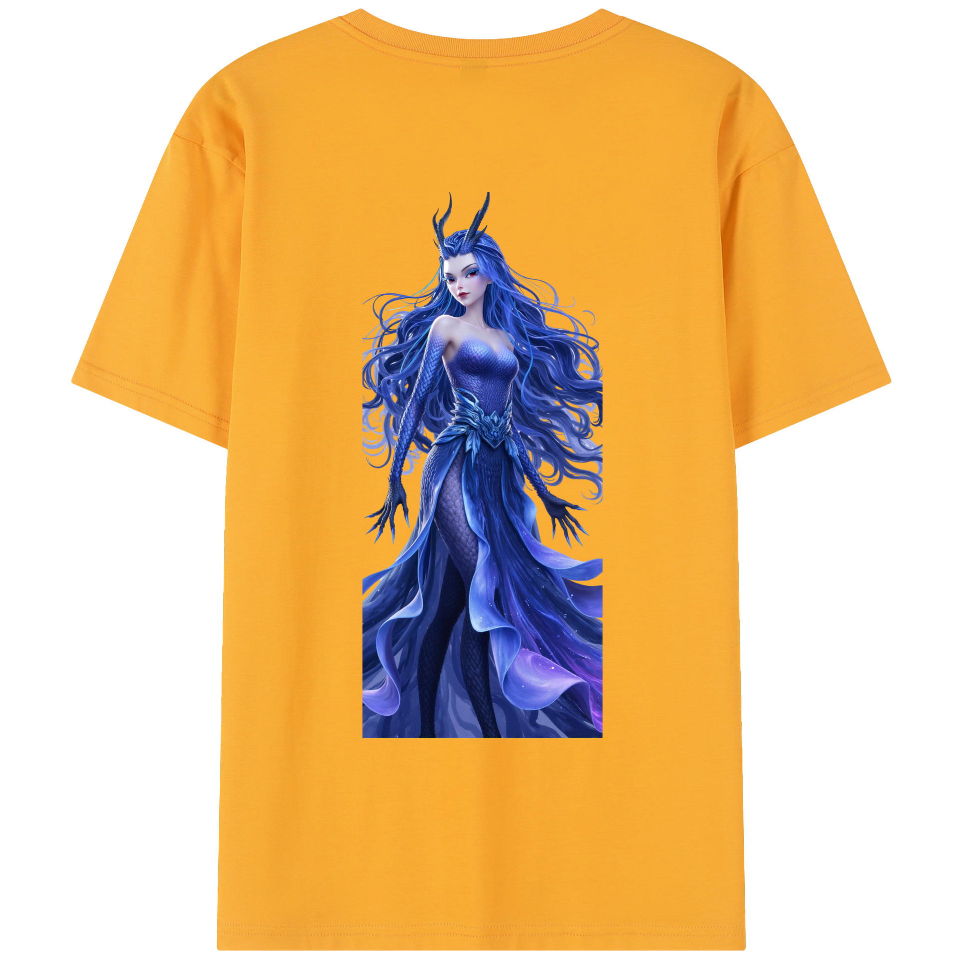 （画像用） Ne Zha 2 ナタ 魔童の大暴れ レディース半袖Tシャツ(バックプリント)