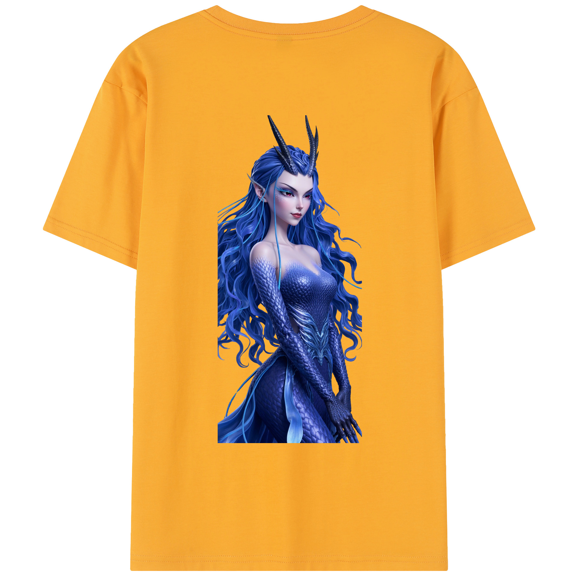 （画像用） Ne Zha 2 ナタ 魔童の大暴れ レディース半袖Tシャツ(バックプリント)