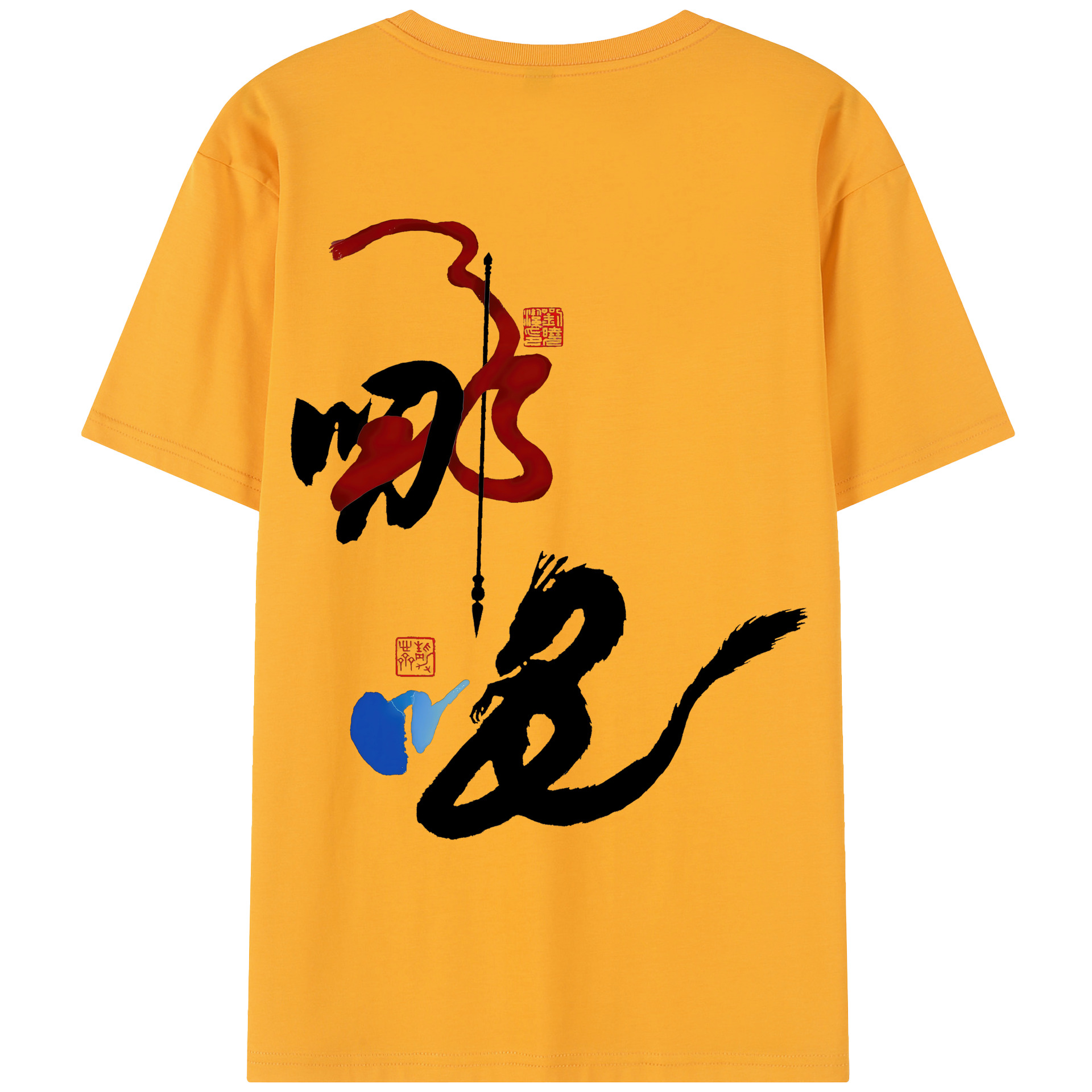 （画像用） Ne Zha 2 ナタ 魔童の大暴れ レディース半袖Tシャツ(バックプリント)