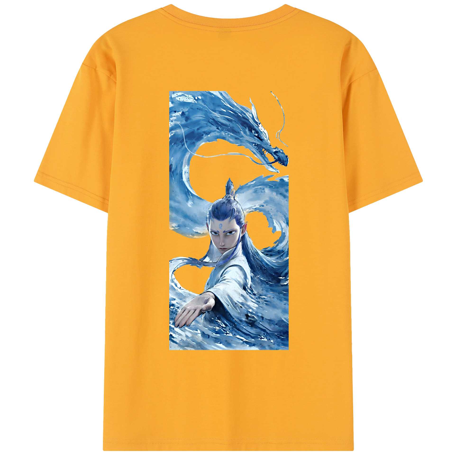 （画像用） Ne Zha 2 ナタ 魔童の大暴れ レディース半袖Tシャツ(バックプリント)
