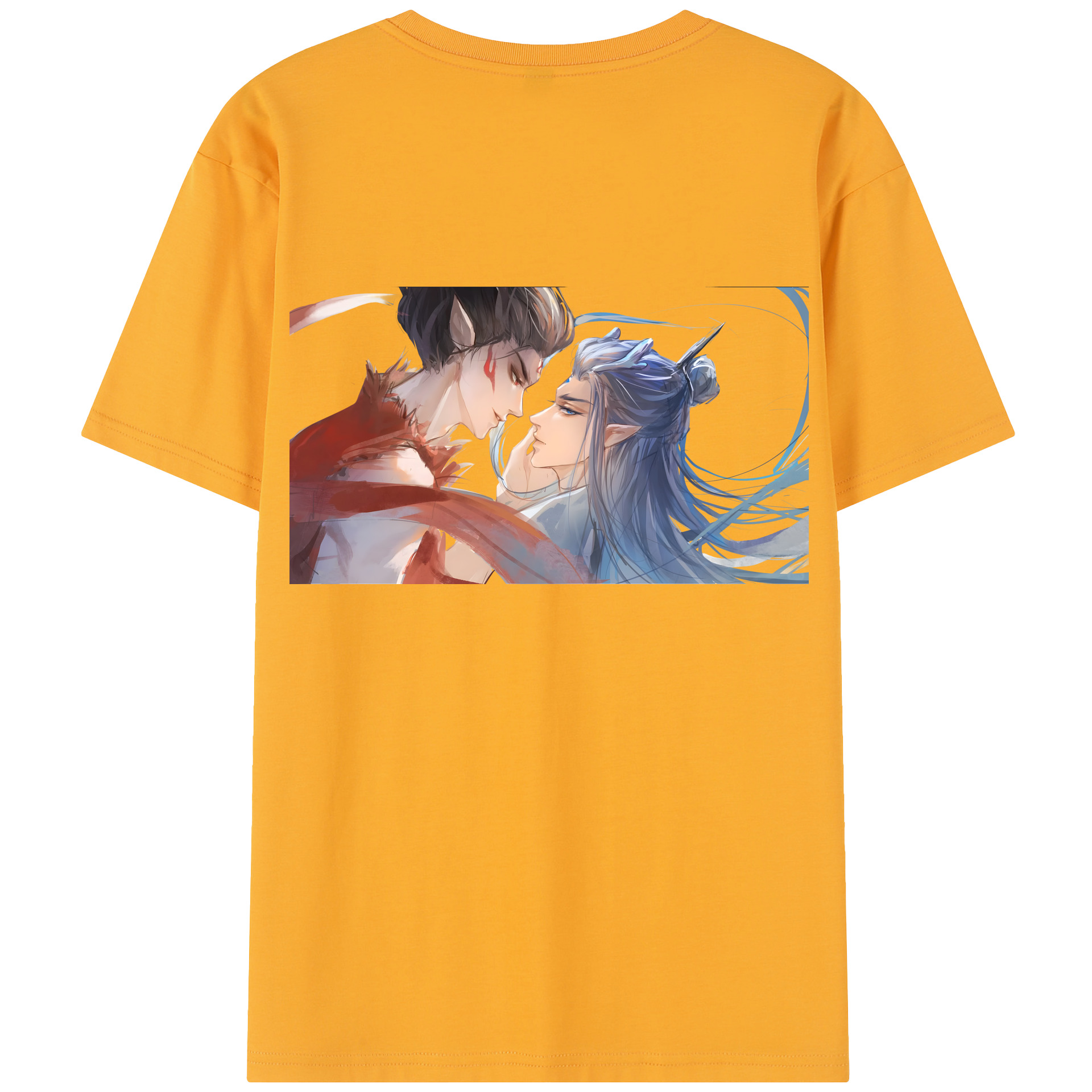 （画像用） Ne Zha 2 ナタ 魔童の大暴れ レディース半袖Tシャツ(バックプリント)