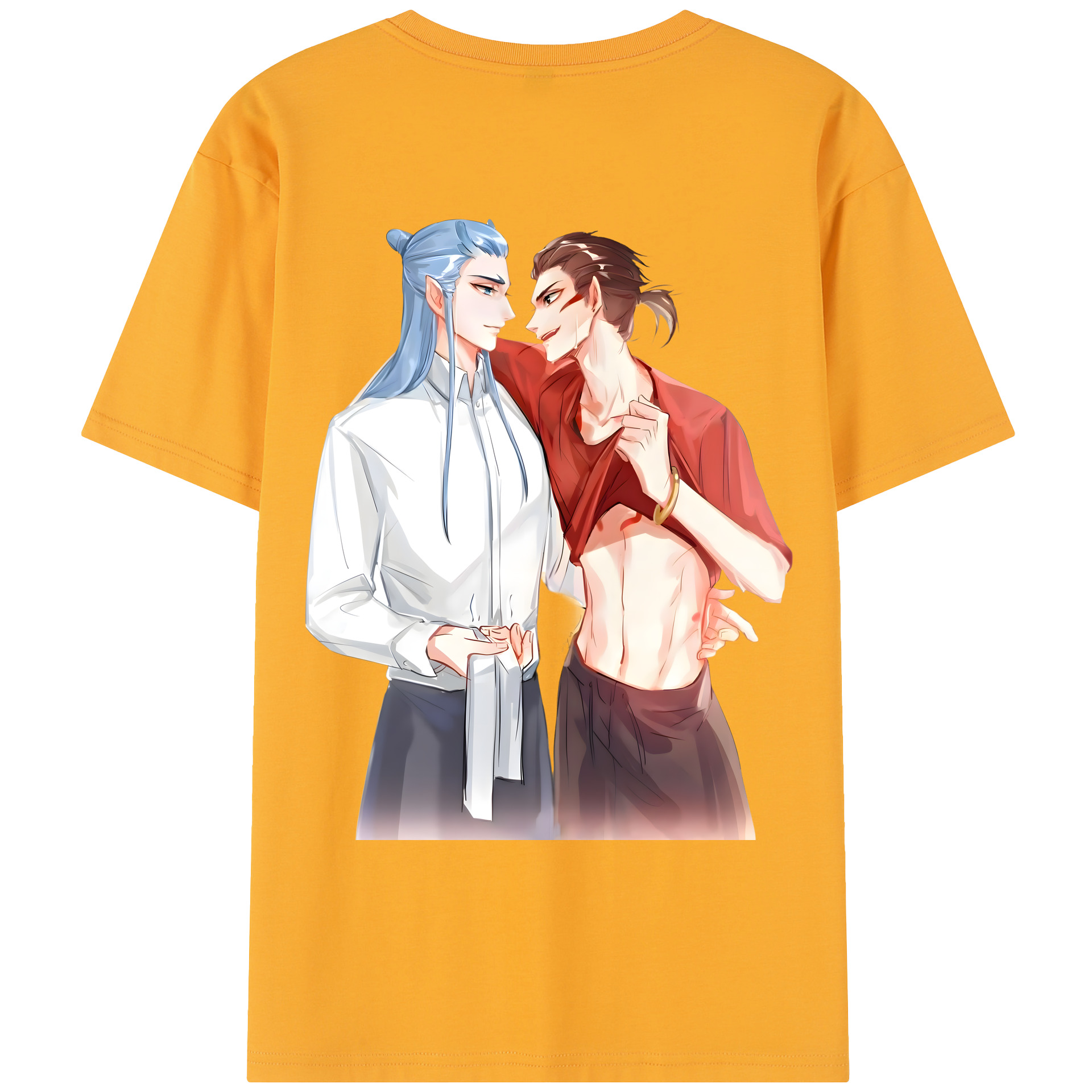 （画像用） Ne Zha 2 ナタ 魔童の大暴れ レディース半袖Tシャツ(バックプリント)