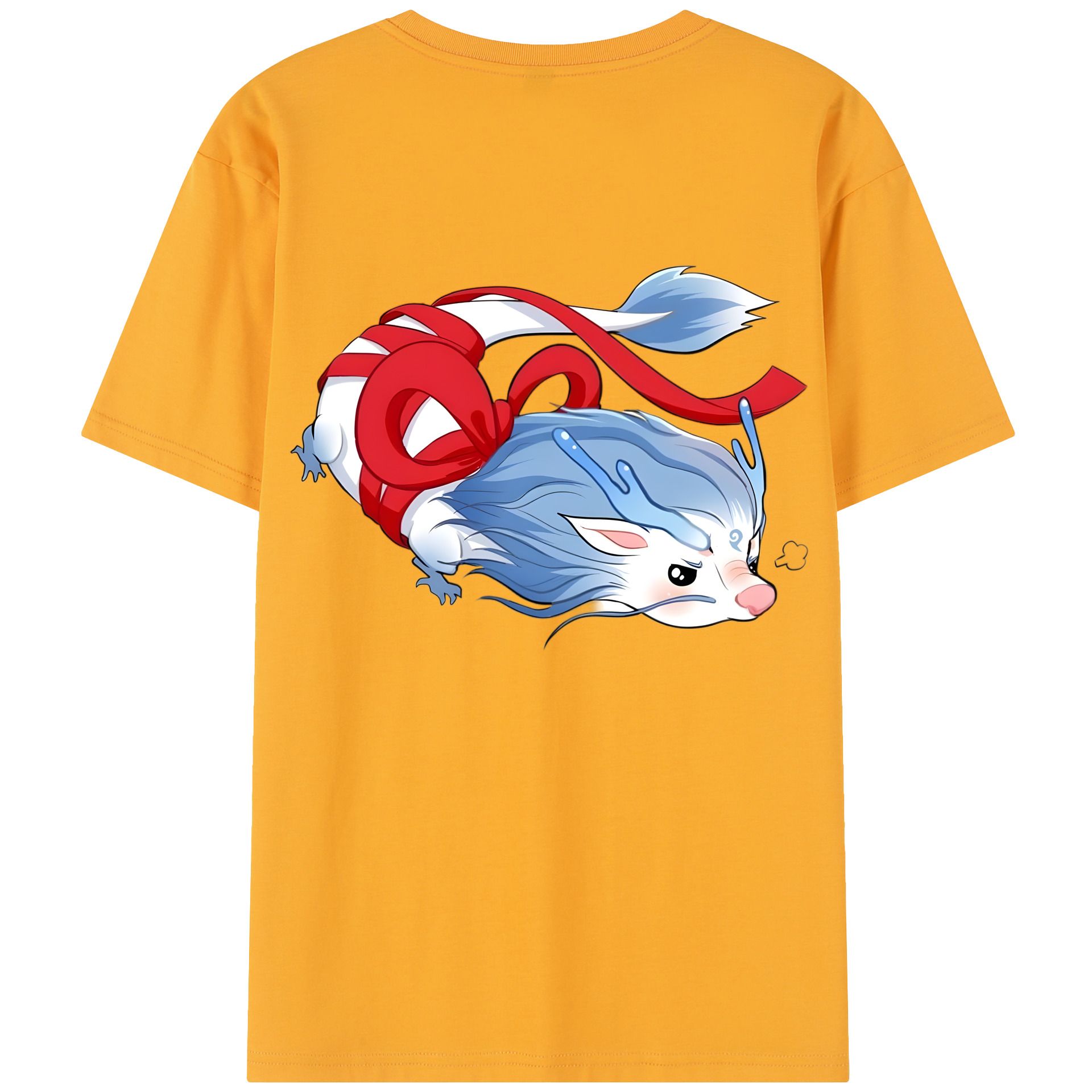 （画像用） Ne Zha 2 ナタ 魔童の大暴れ レディース半袖Tシャツ(バックプリント)
