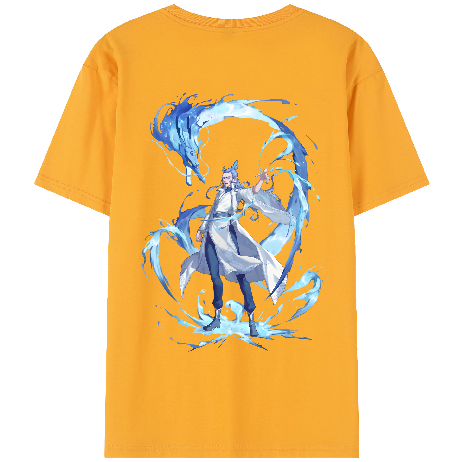 （画像用） Ne Zha 2 ナタ 魔童の大暴れ レディース半袖Tシャツ(バックプリント)