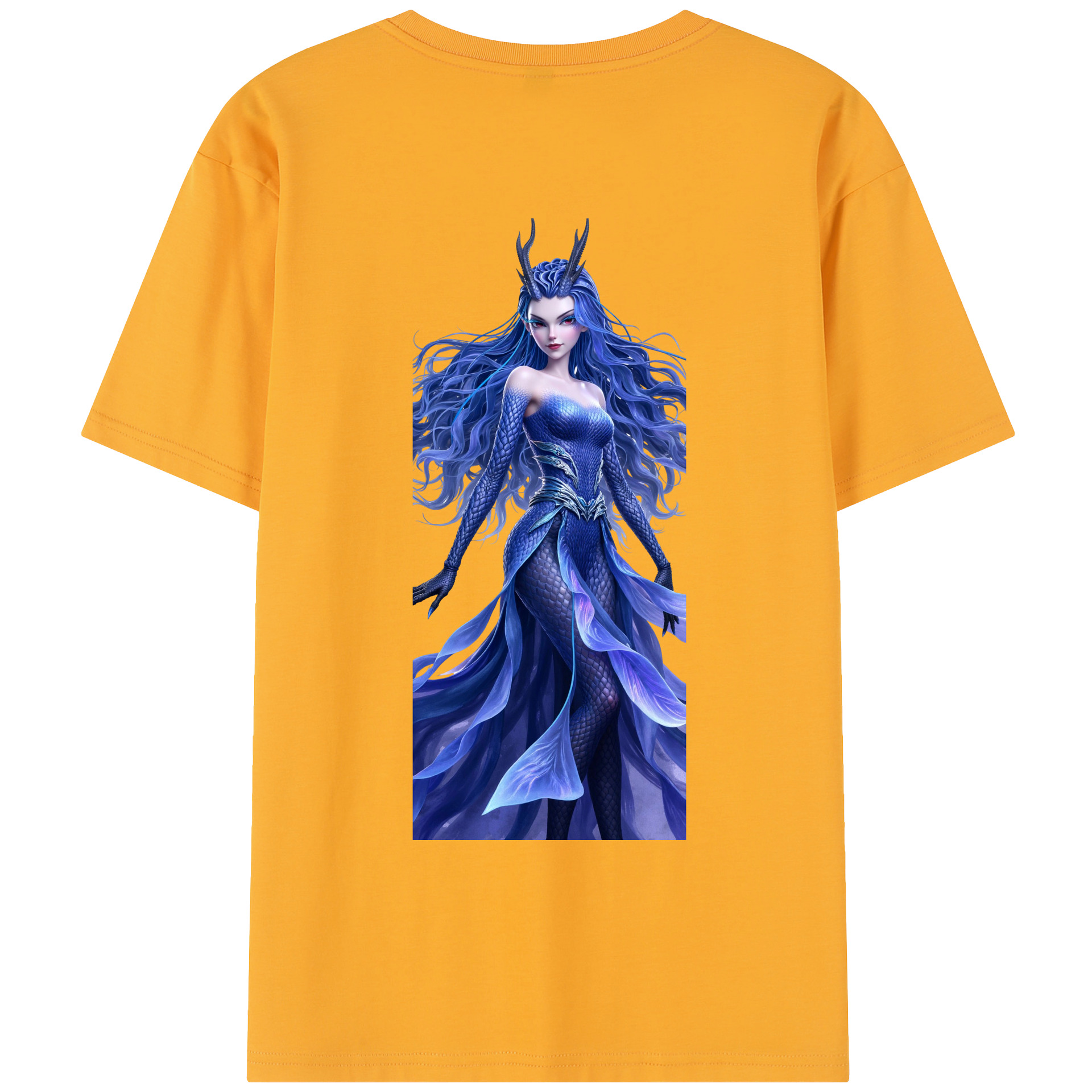 （画像用） Ne Zha 2 ナタ 魔童の大暴れ レディース半袖Tシャツ(バックプリント)
