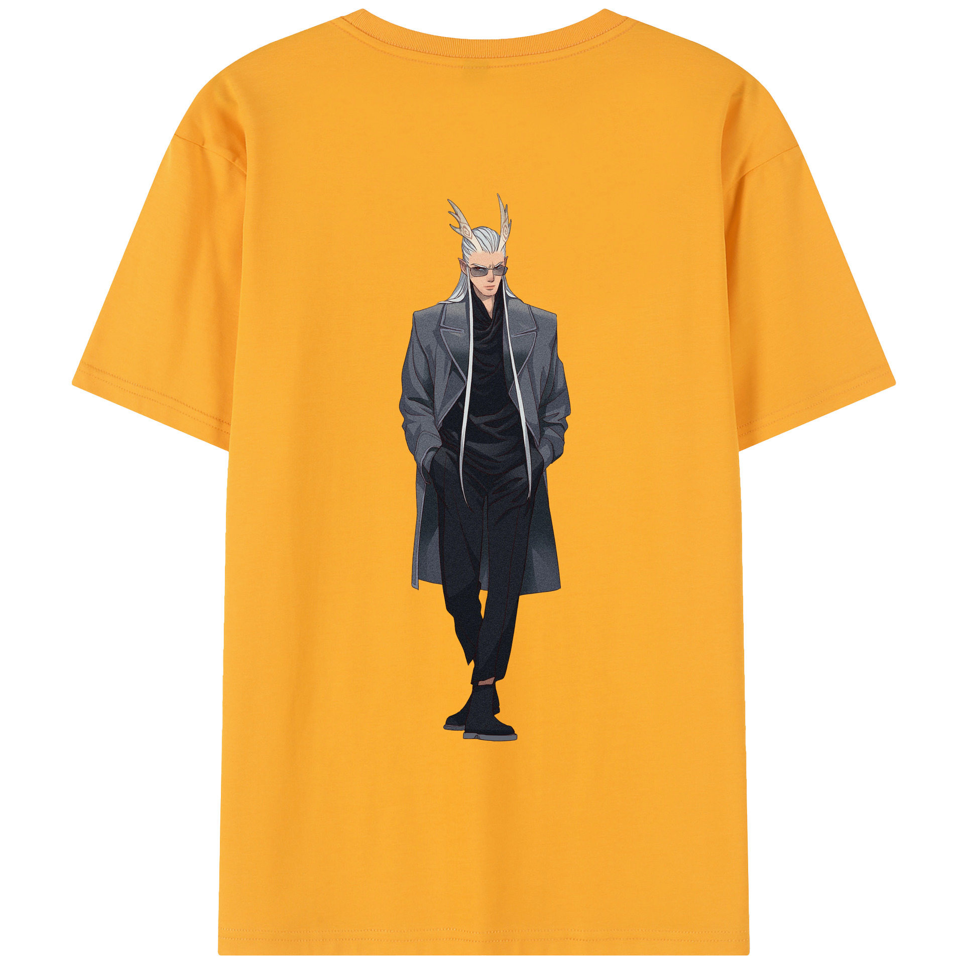 （画像用） Ne Zha 2 ナタ 魔童の大暴れ レディース半袖Tシャツ(バックプリント)