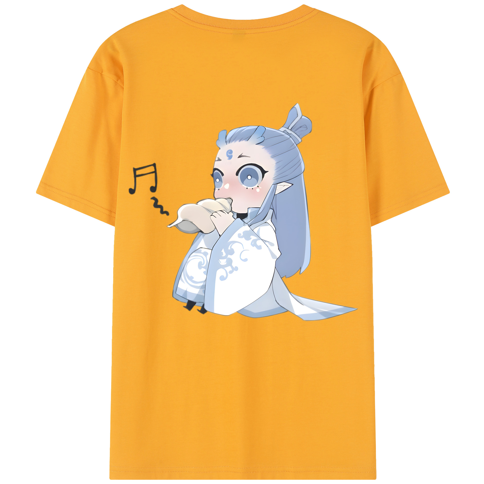 （画像用） Ne Zha 2 ナタ 魔童の大暴れ レディース半袖Tシャツ(バックプリント)