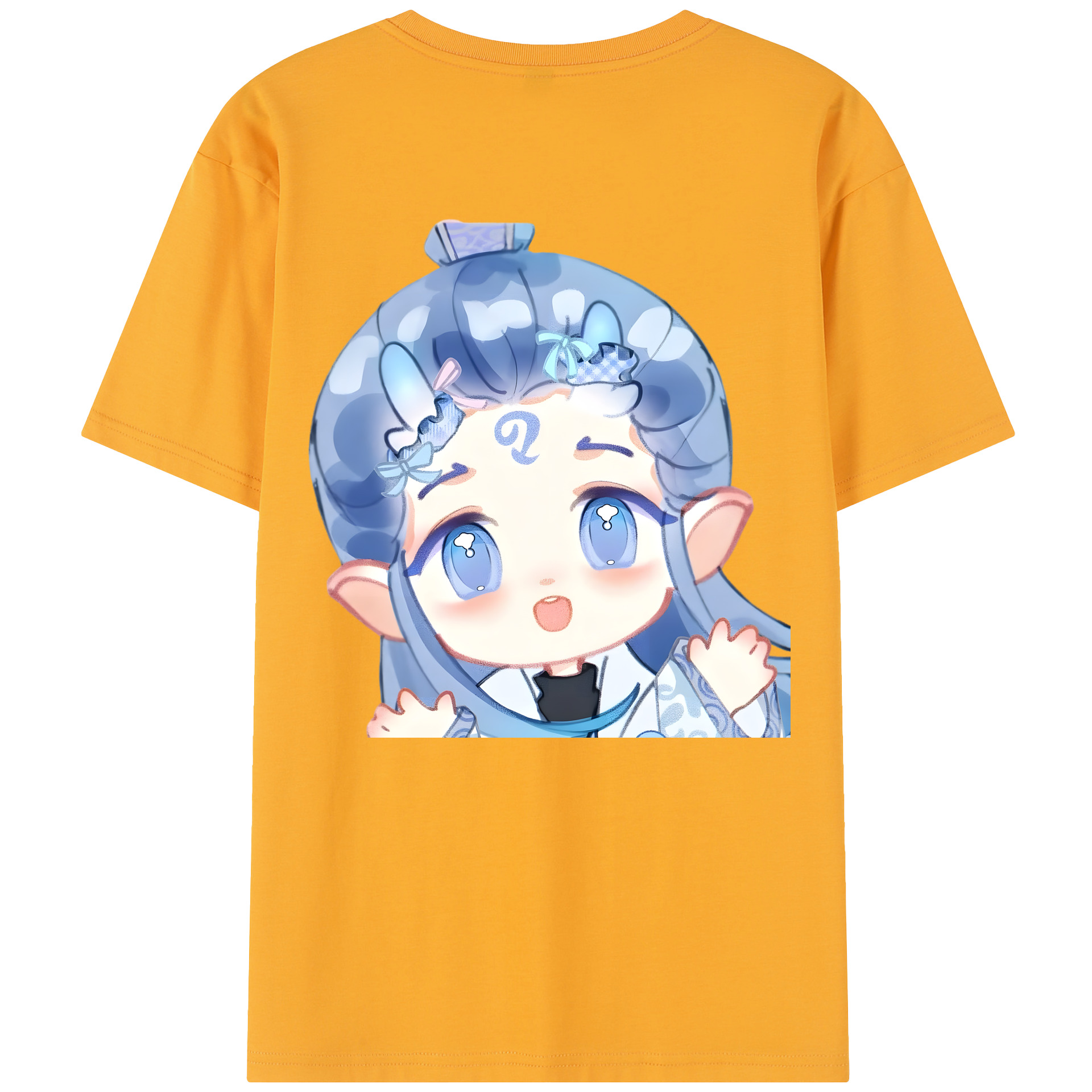 （画像用） Ne Zha 2 ナタ 魔童の大暴れ レディース半袖Tシャツ(バックプリント)