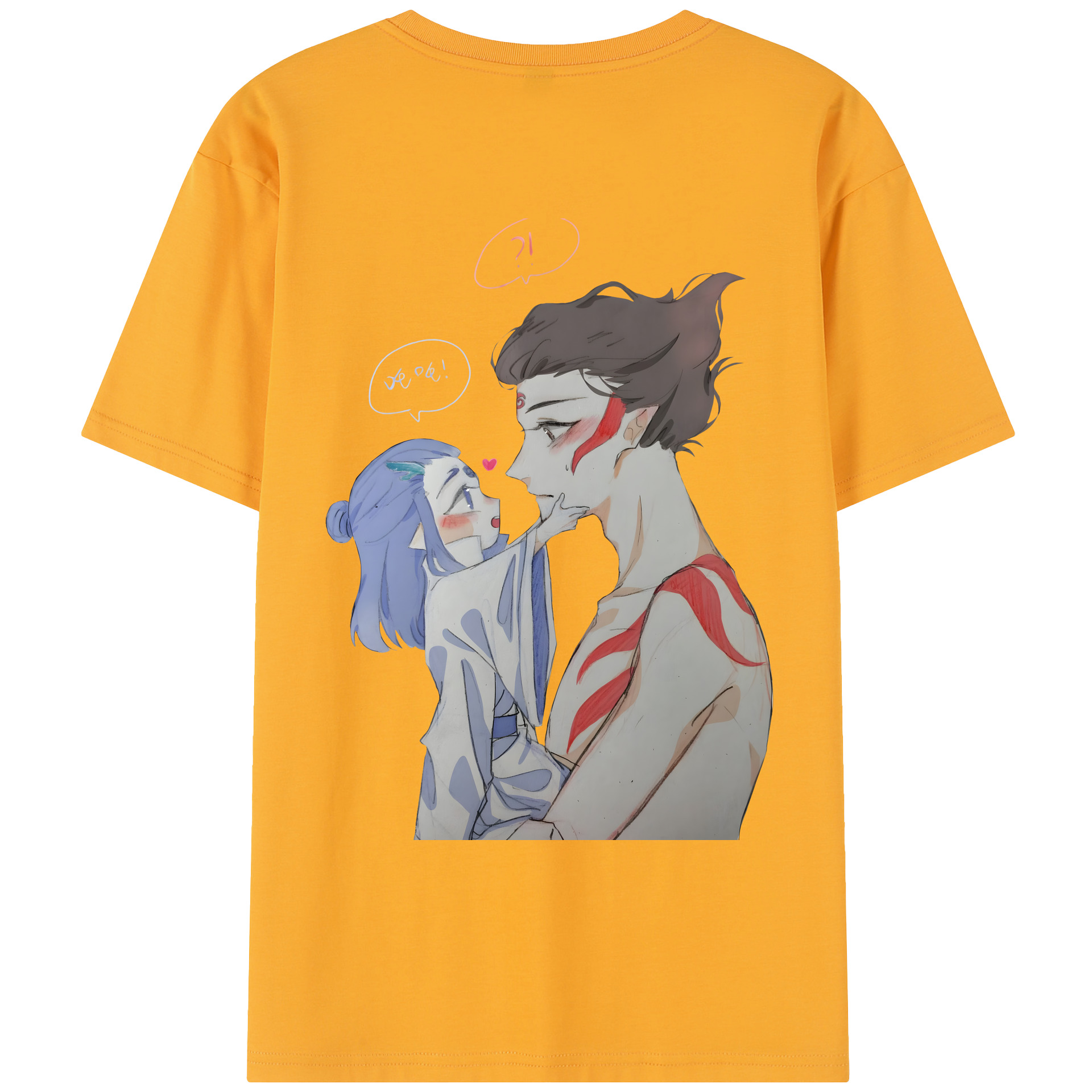 （画像用） Ne Zha 2 ナタ 魔童の大暴れ レディース半袖Tシャツ(バックプリント)