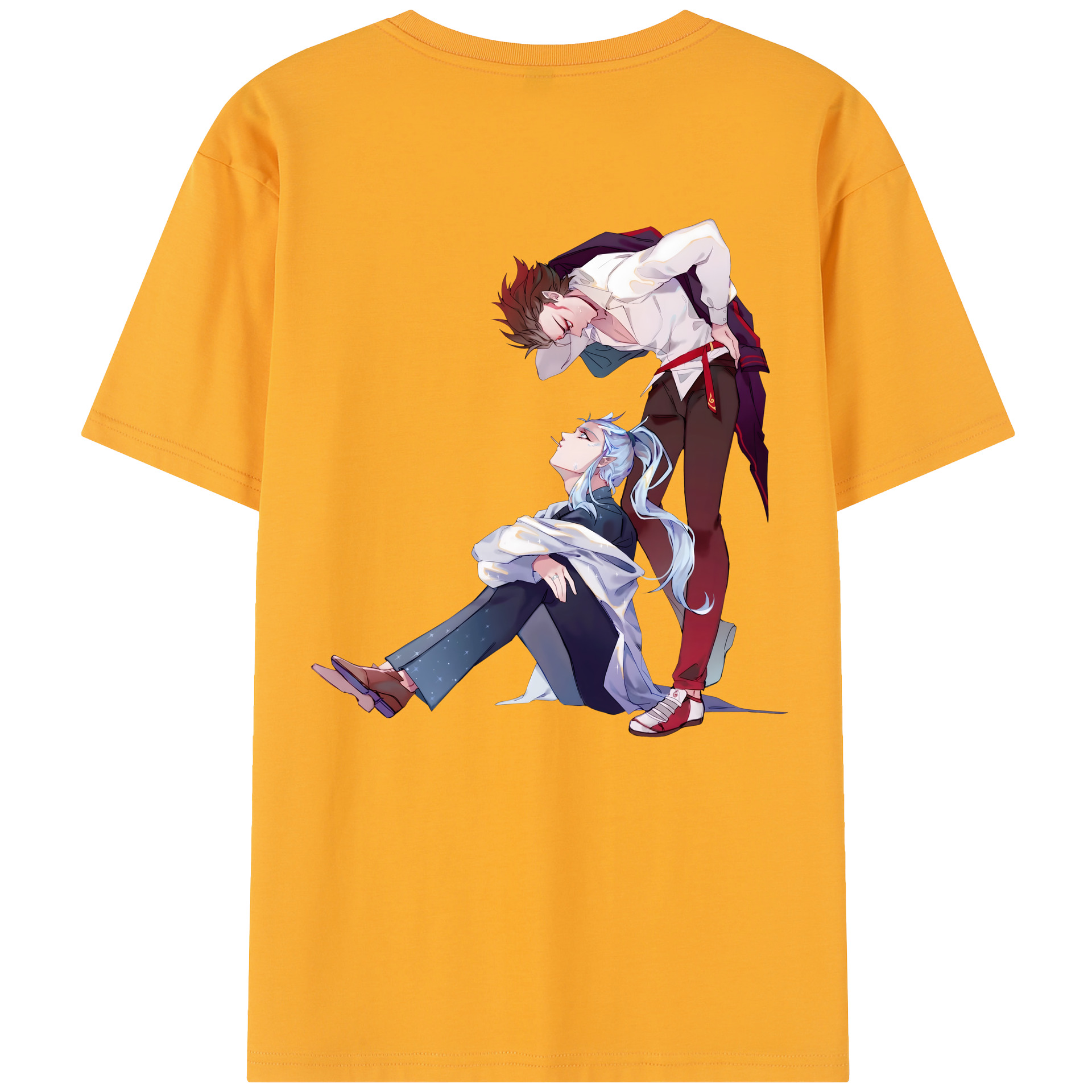（画像用） Ne Zha 2 ナタ 魔童の大暴れ レディース半袖Tシャツ(バックプリント)