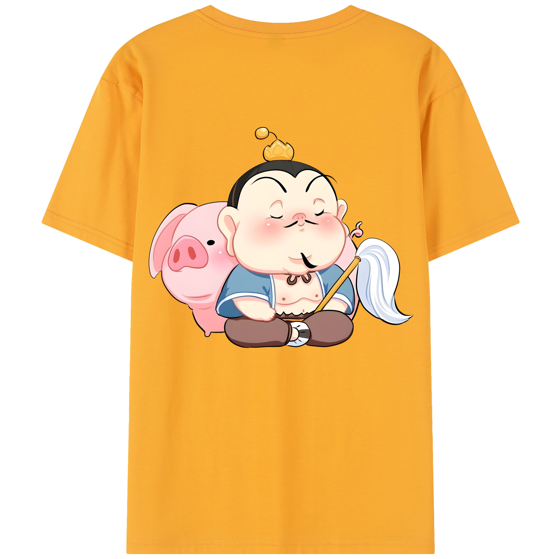 （画像用） Ne Zha 2 ナタ 魔童の大暴れ レディース半袖Tシャツ(バックプリント)