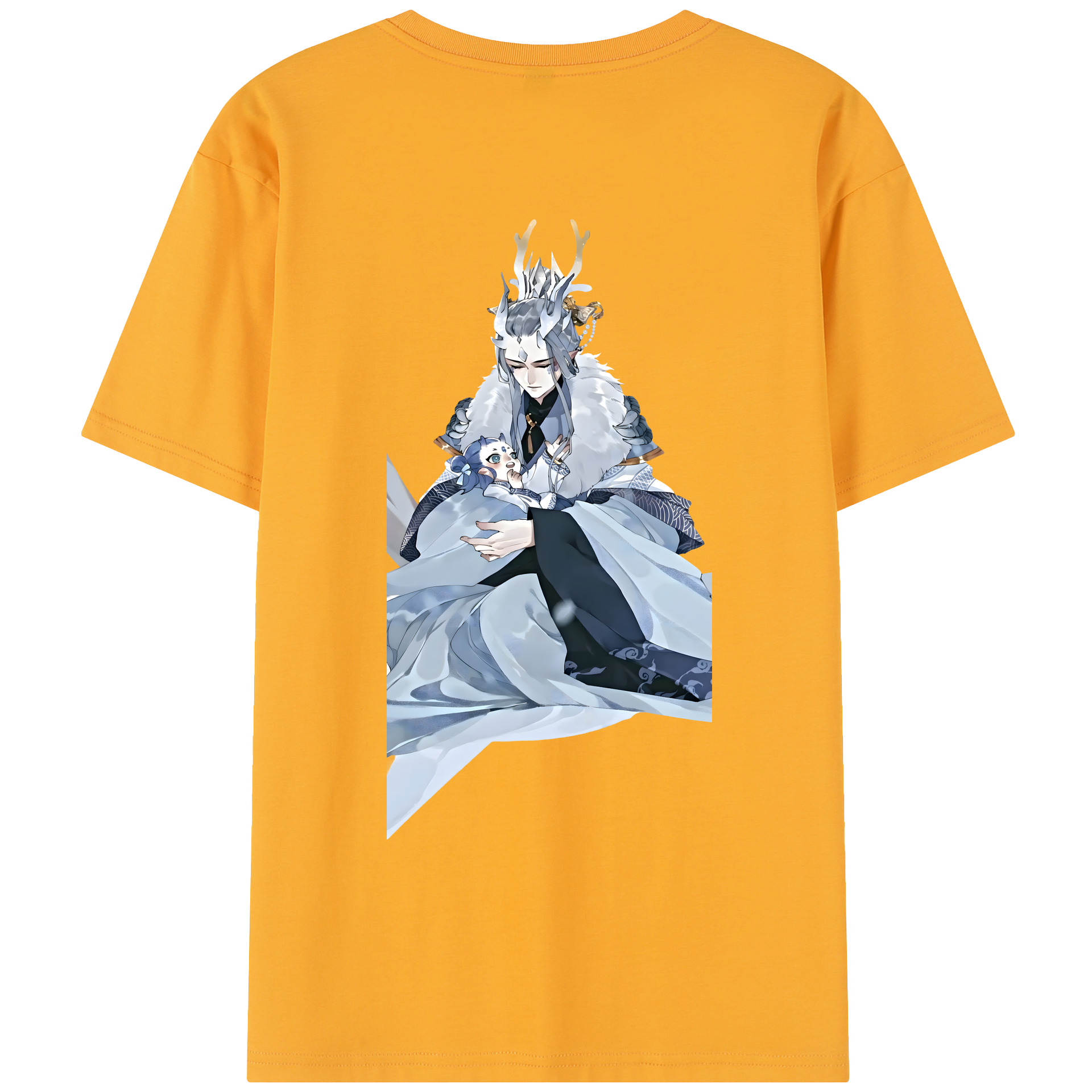 （画像用） Ne Zha 2 ナタ 魔童の大暴れ レディース半袖Tシャツ(バックプリント)