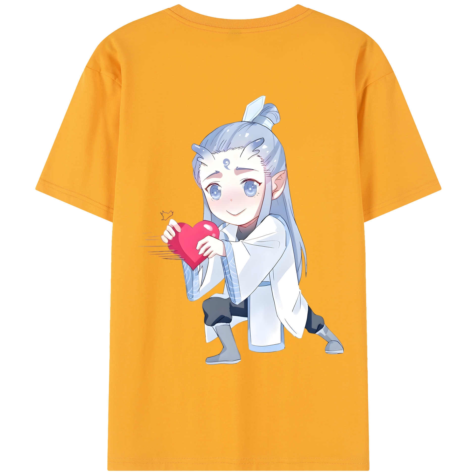 （画像用） Ne Zha 2 ナタ 魔童の大暴れ レディース半袖Tシャツ(バックプリント)