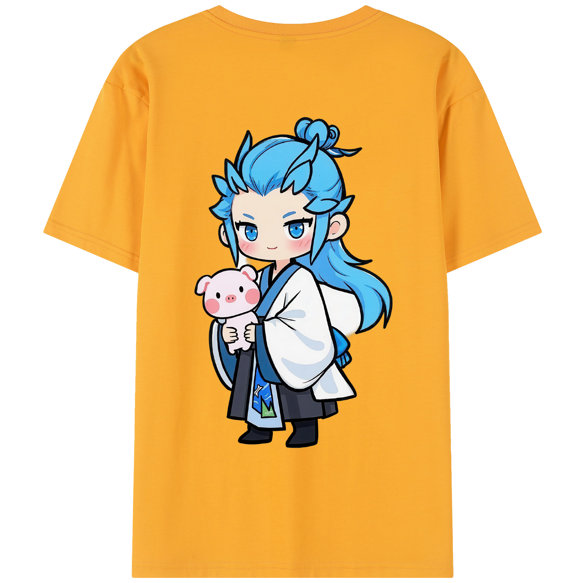 （画像用） Ne Zha 2 ナタ 魔童の大暴れ レディース半袖Tシャツ(バックプリント)