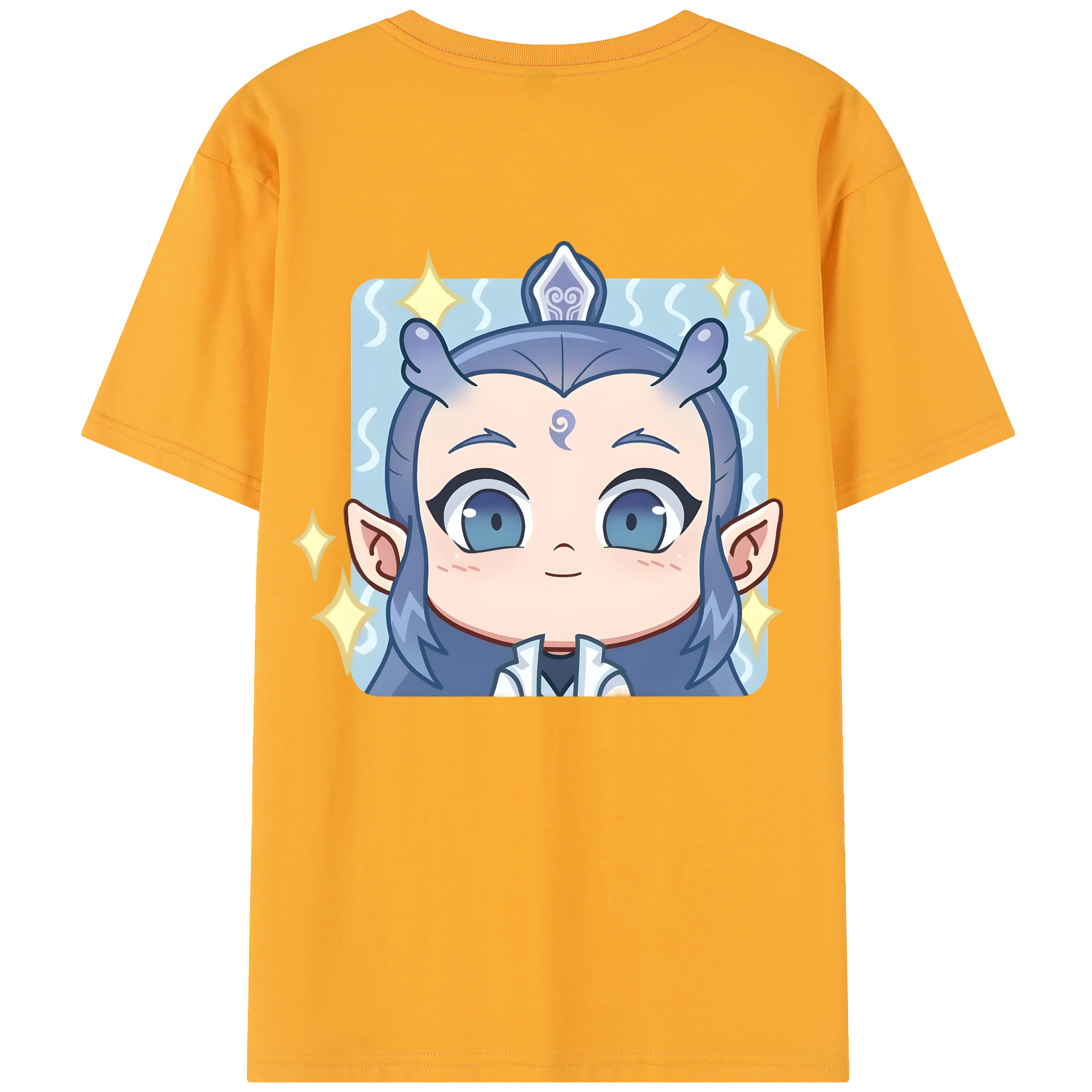 （画像用） Ne Zha 2 ナタ 魔童の大暴れ レディース半袖Tシャツ(バックプリント)