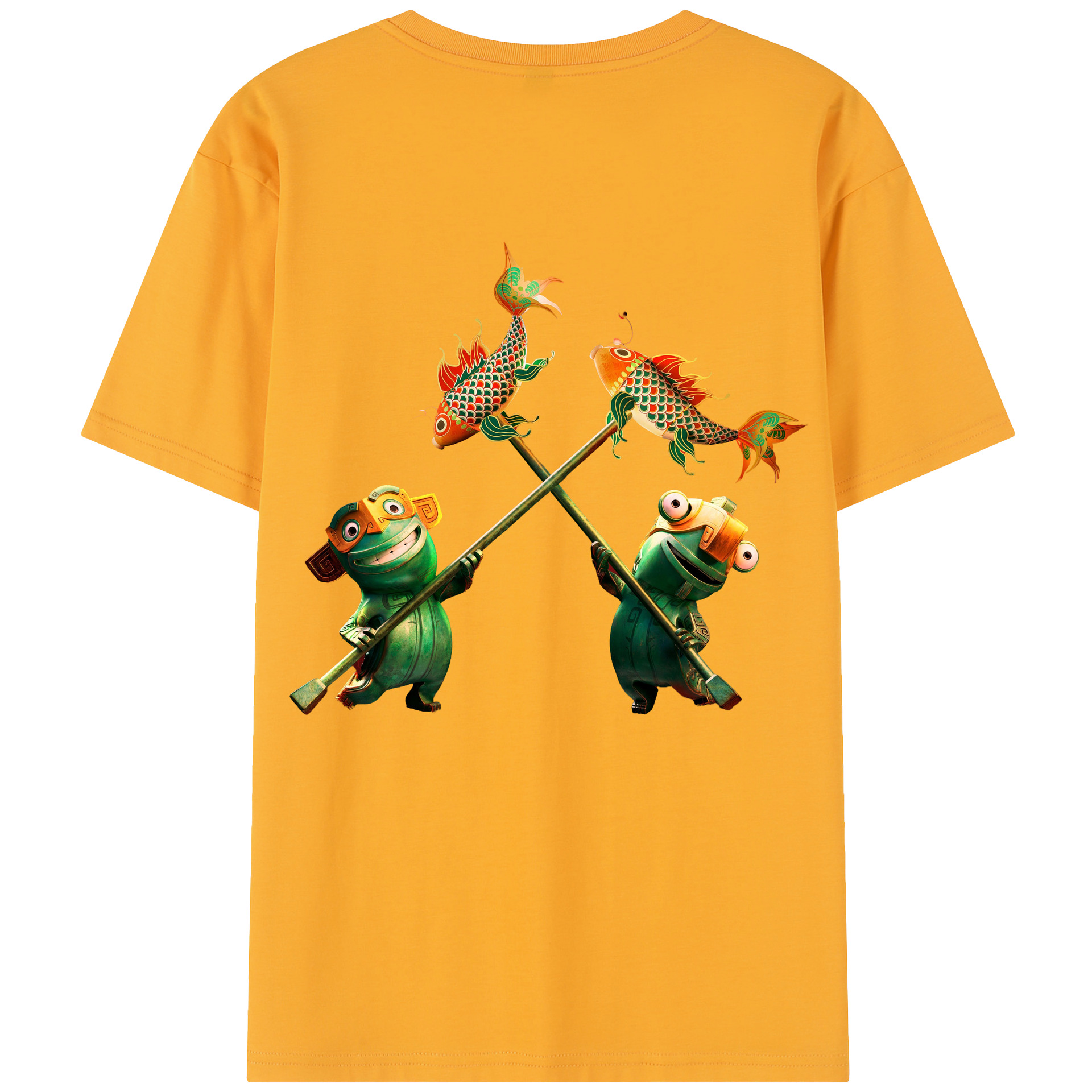 （画像用） Ne Zha 2 ナタ 魔童の大暴れ レディース半袖Tシャツ(バックプリント)