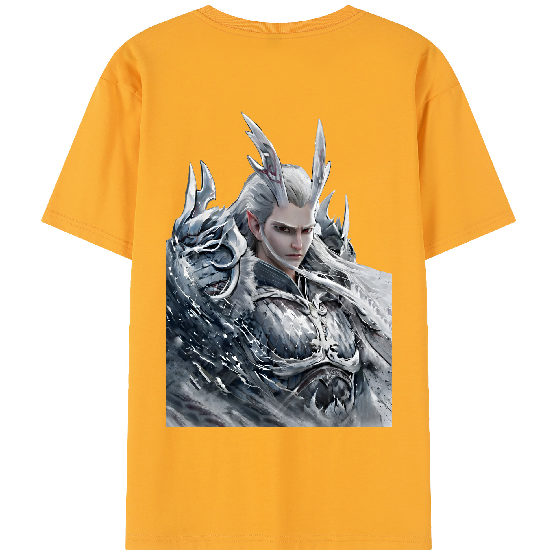（画像用） Ne Zha 2 ナタ 魔童の大暴れ レディース半袖Tシャツ(バックプリント)