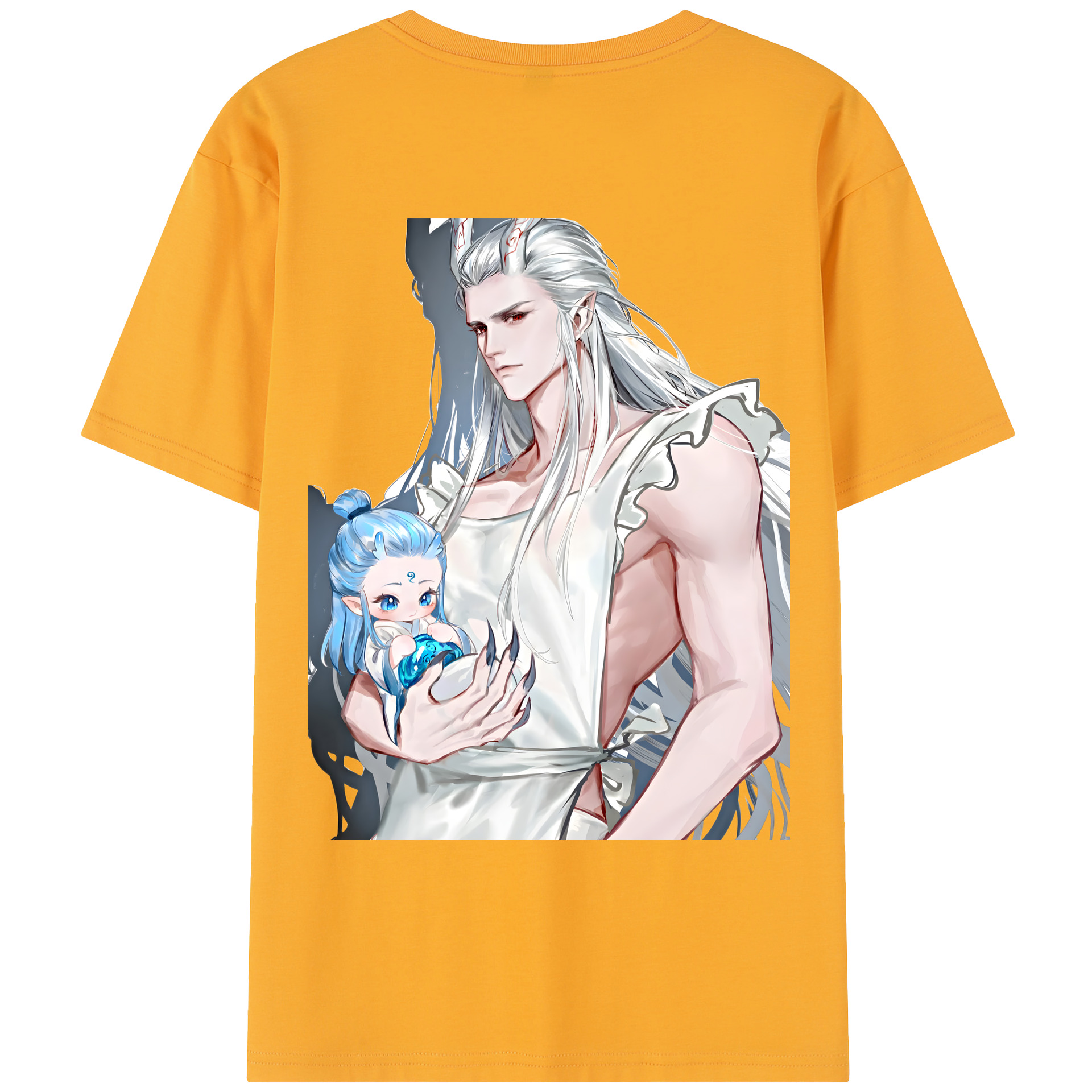 （画像用） Ne Zha 2 ナタ 魔童の大暴れ レディース半袖Tシャツ(バックプリント)