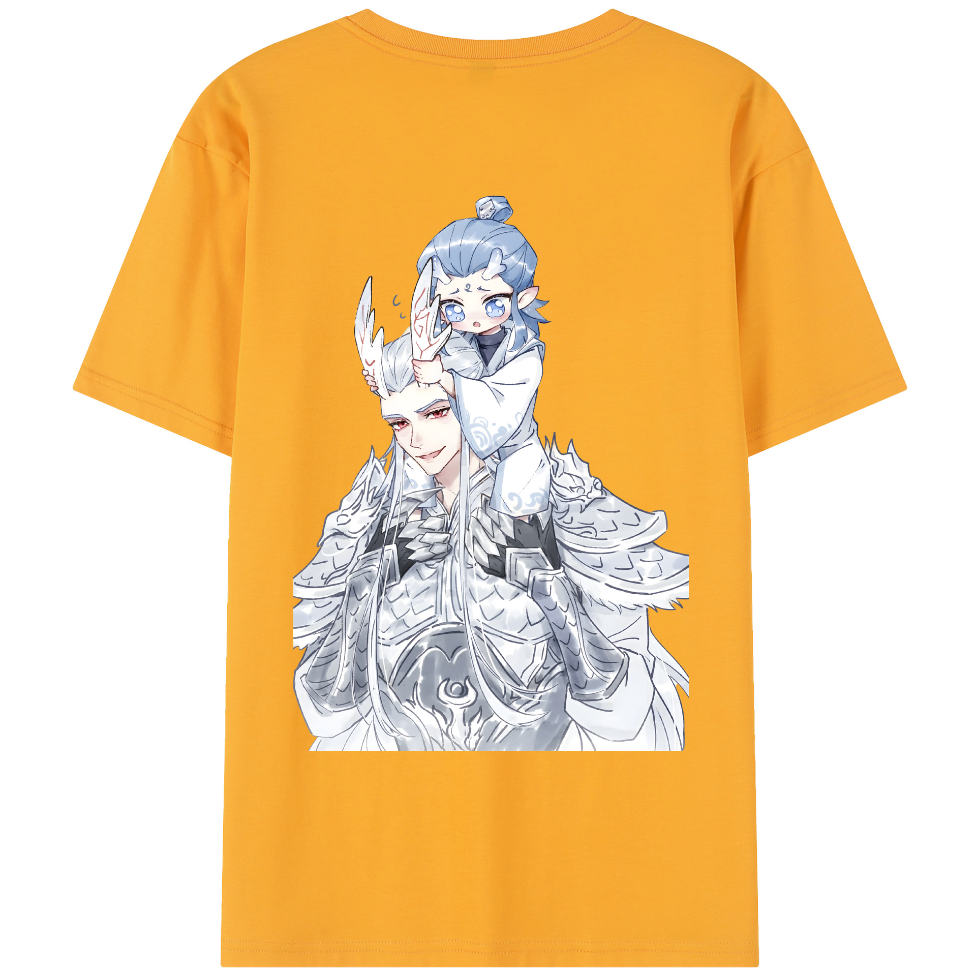 （画像用） Ne Zha 2 ナタ 魔童の大暴れ レディース半袖Tシャツ(バックプリント)