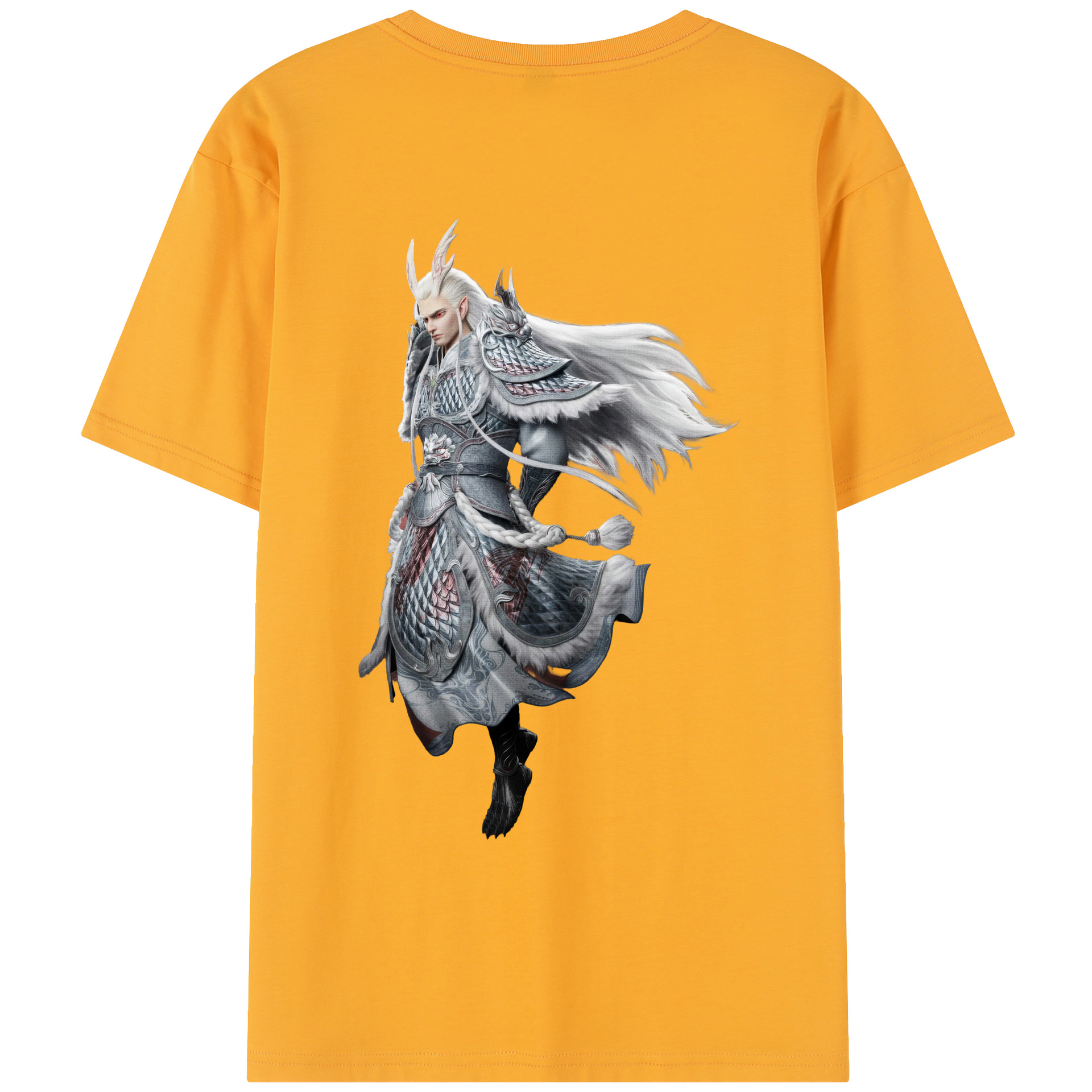 （画像用） Ne Zha 2 ナタ 魔童の大暴れ レディース半袖Tシャツ(バックプリント)
