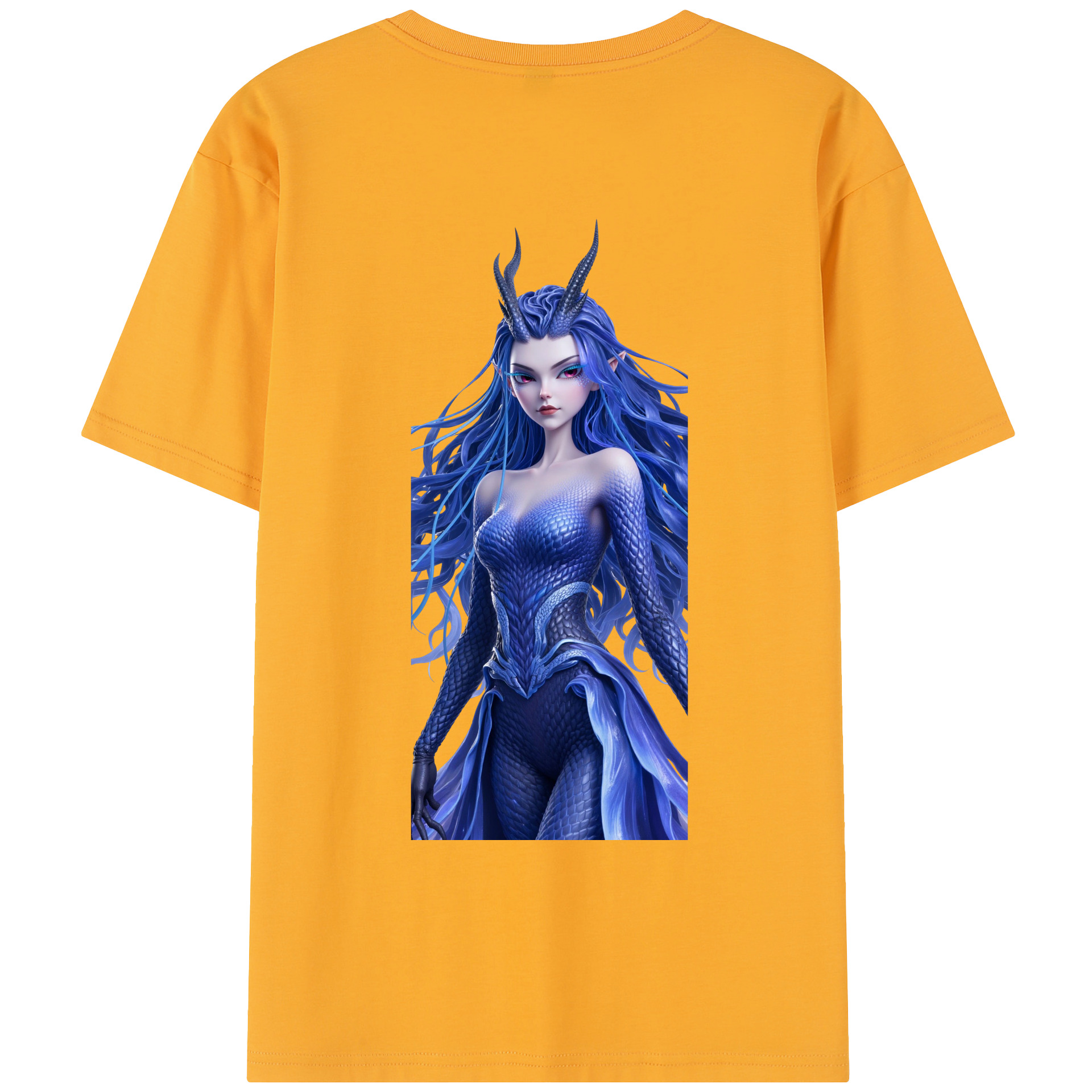 （画像用） Ne Zha 2 ナタ 魔童の大暴れ レディース半袖Tシャツ(バックプリント)