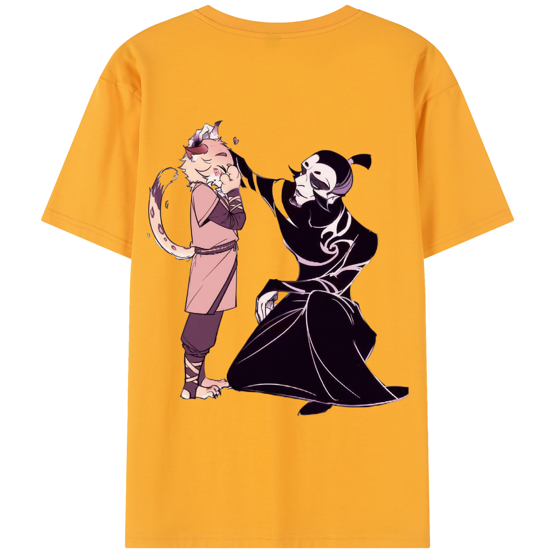 （画像用） Ne Zha 2 ナタ 魔童の大暴れ レディース半袖Tシャツ(バックプリント)