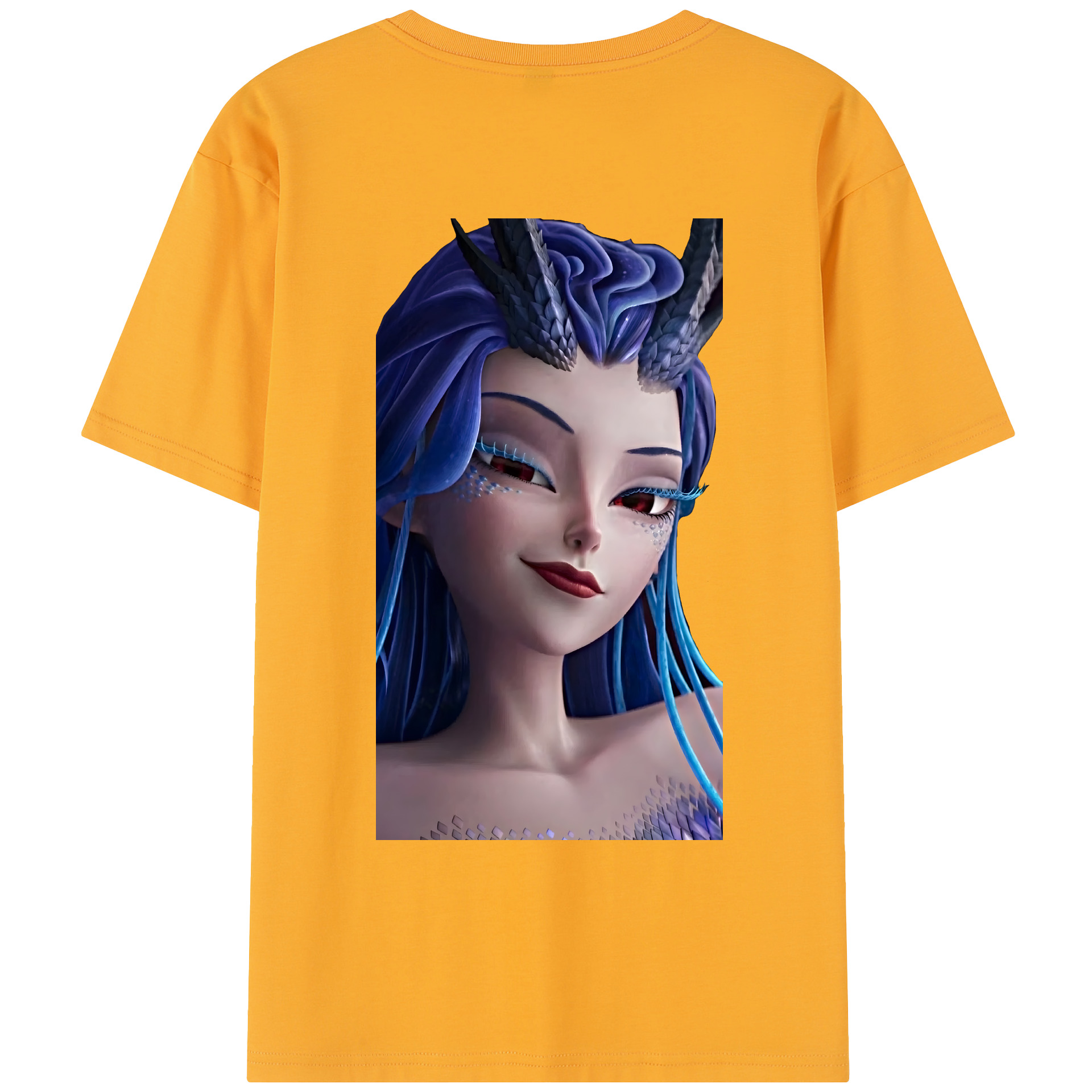 （画像用） Ne Zha 2 ナタ 魔童の大暴れ レディース半袖Tシャツ(バックプリント)