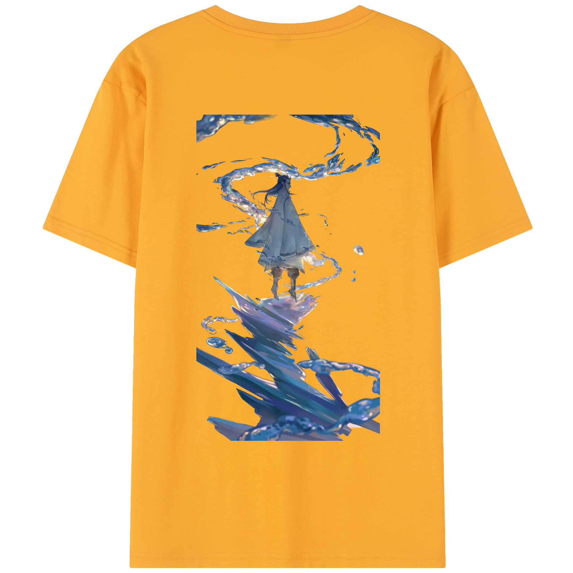 （画像用） Ne Zha 2 ナタ 魔童の大暴れ レディース半袖Tシャツ(バックプリント)