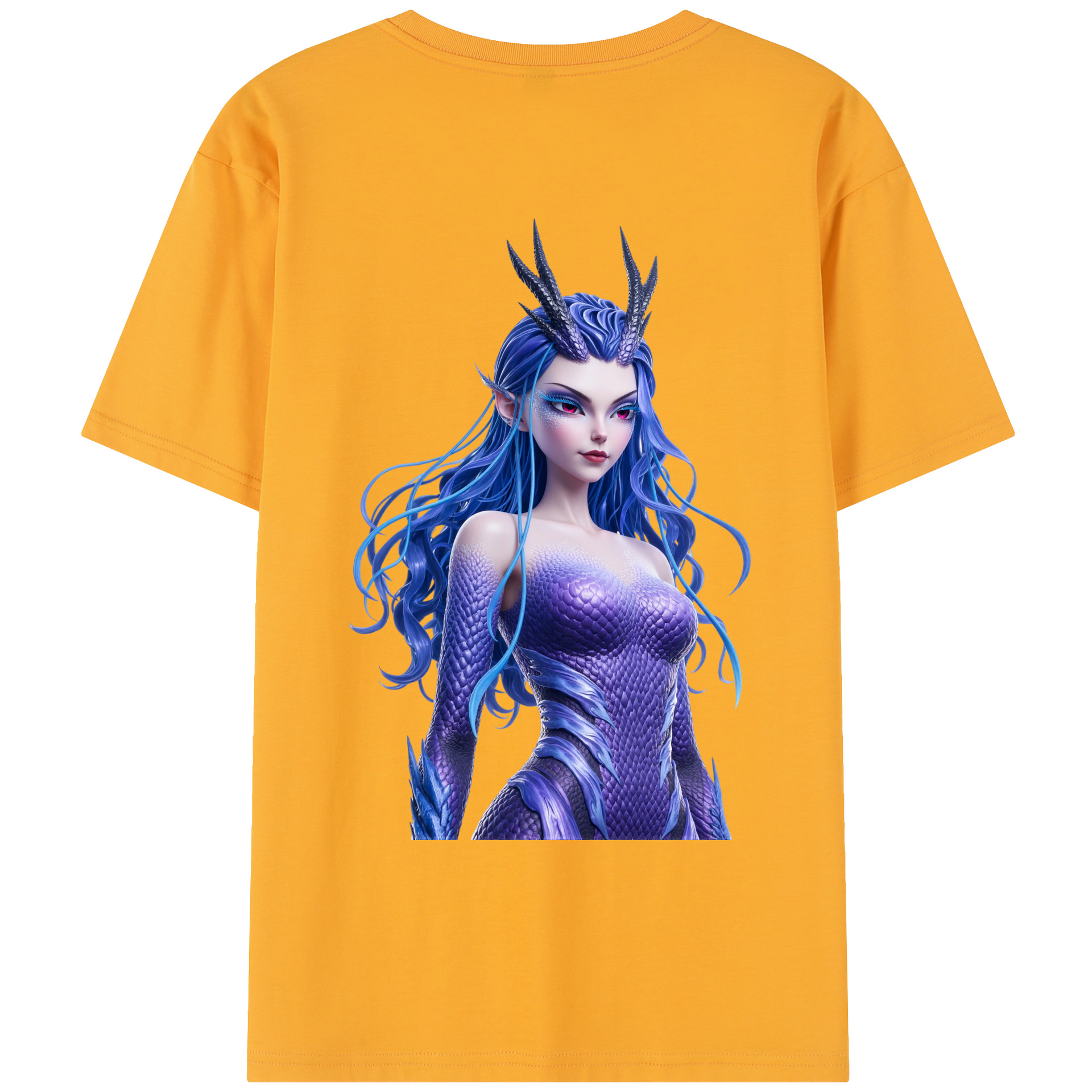 （画像用） Ne Zha 2 ナタ 魔童の大暴れ レディース半袖Tシャツ(バックプリント)