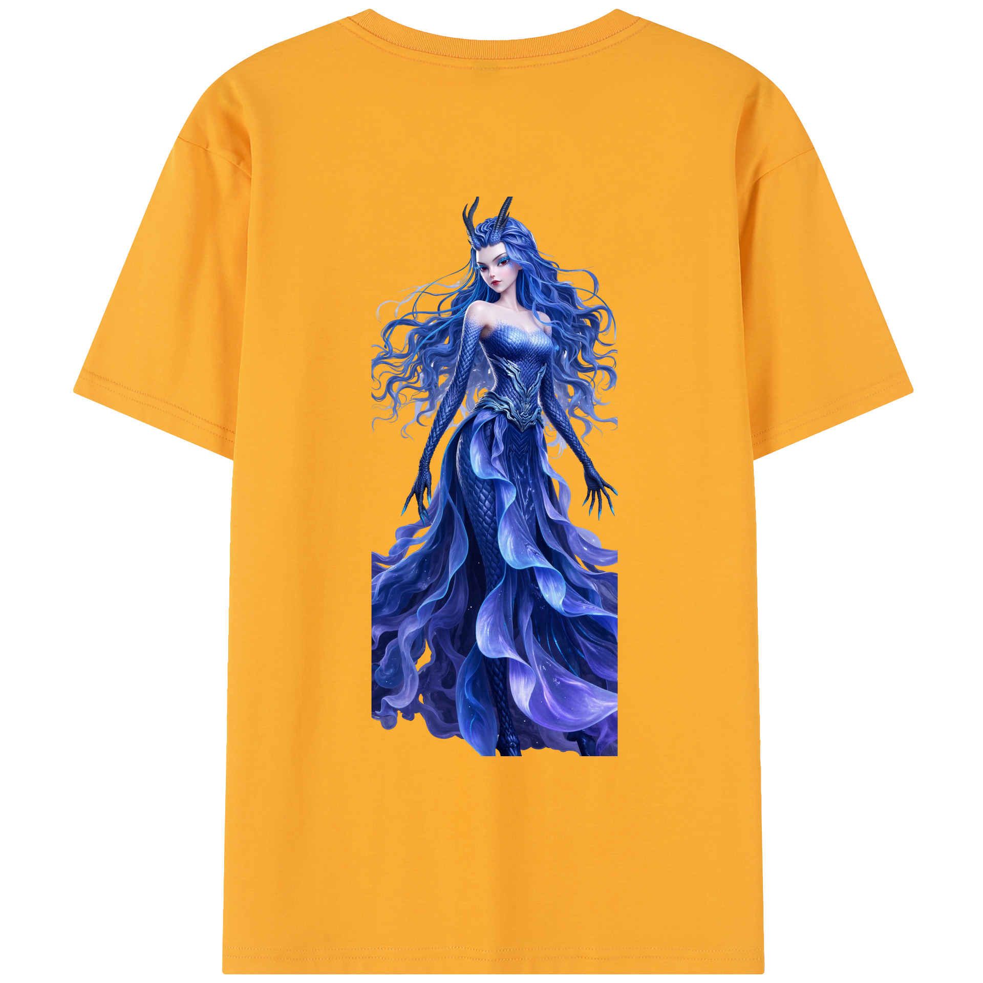 （画像用） Ne Zha 2 ナタ 魔童の大暴れ レディース半袖Tシャツ(バックプリント)