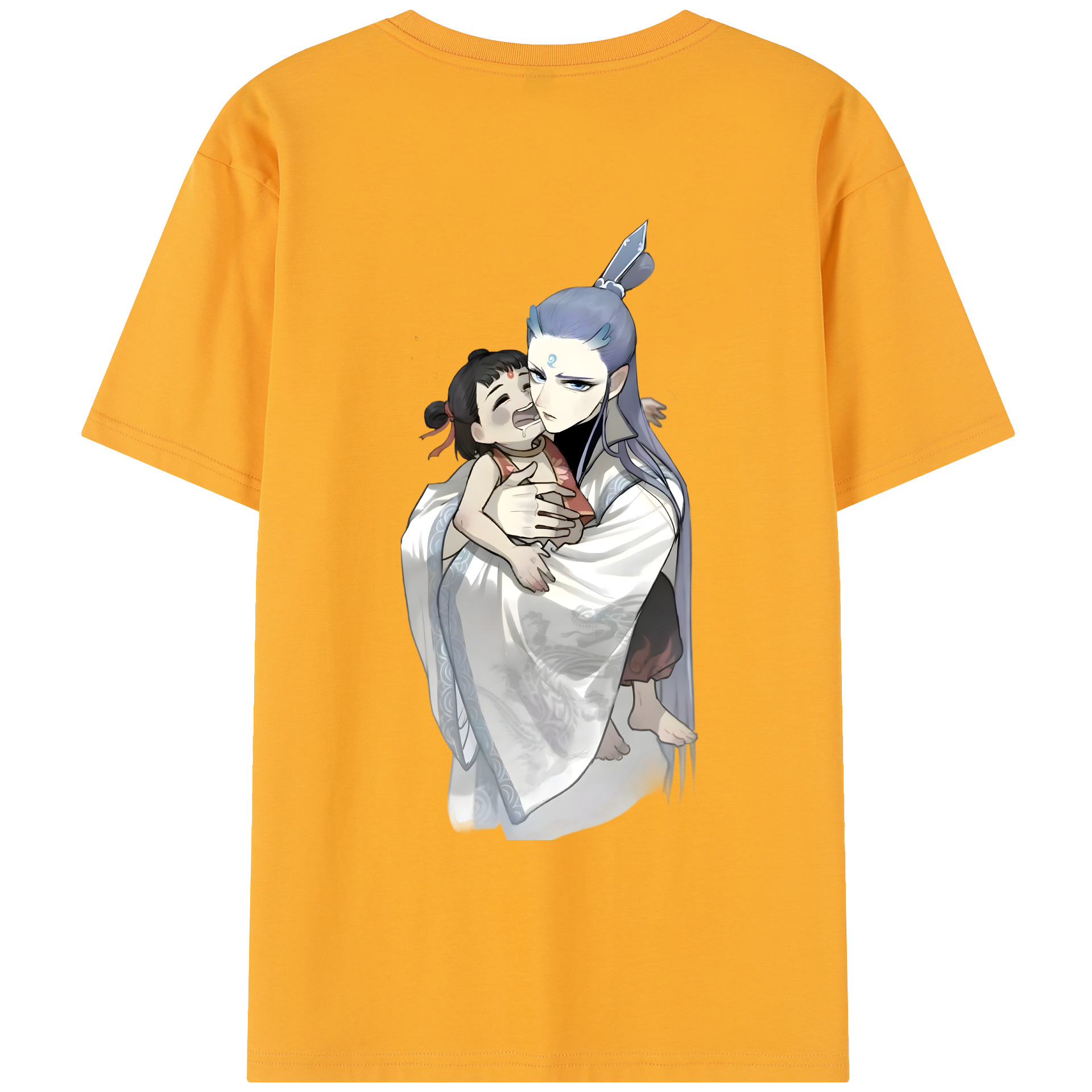 （画像用） Ne Zha 2 ナタ 魔童の大暴れ レディース半袖Tシャツ(バックプリント)