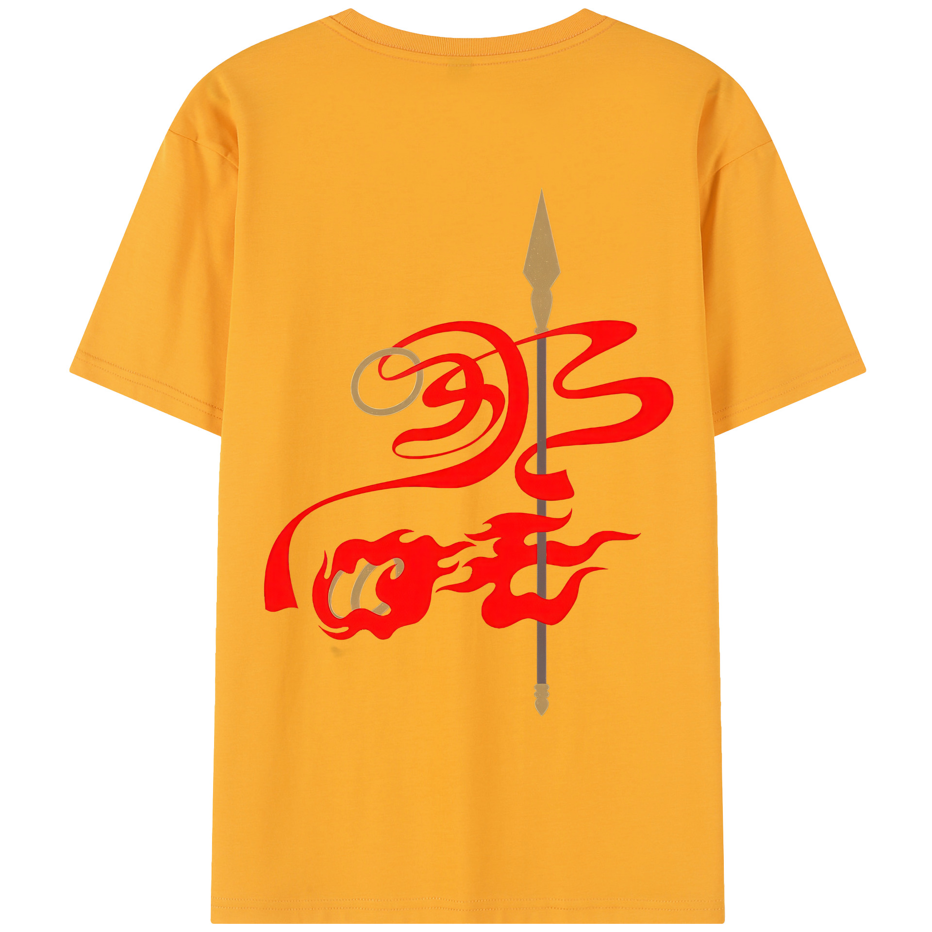 （画像用） Ne Zha 2 ナタ 魔童の大暴れ レディース半袖Tシャツ(バックプリント)