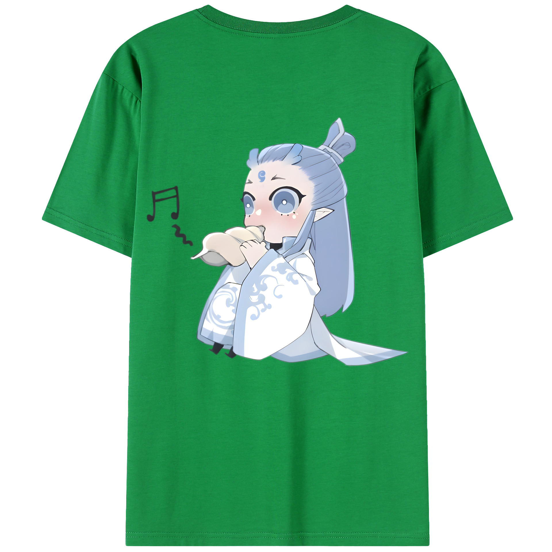 （画像用） Ne Zha 2 ナタ 魔童の大暴れ レディース半袖Tシャツ(バックプリント)