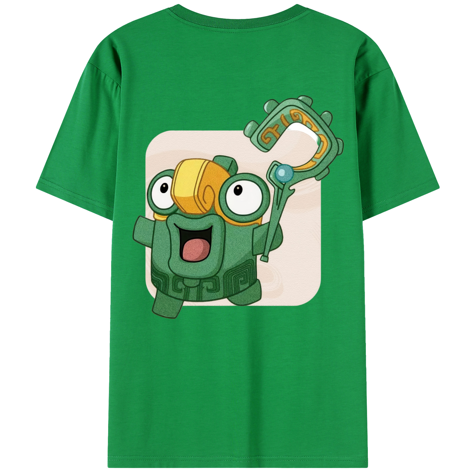 （画像用） Ne Zha 2 ナタ 魔童の大暴れ レディース半袖Tシャツ(バックプリント)