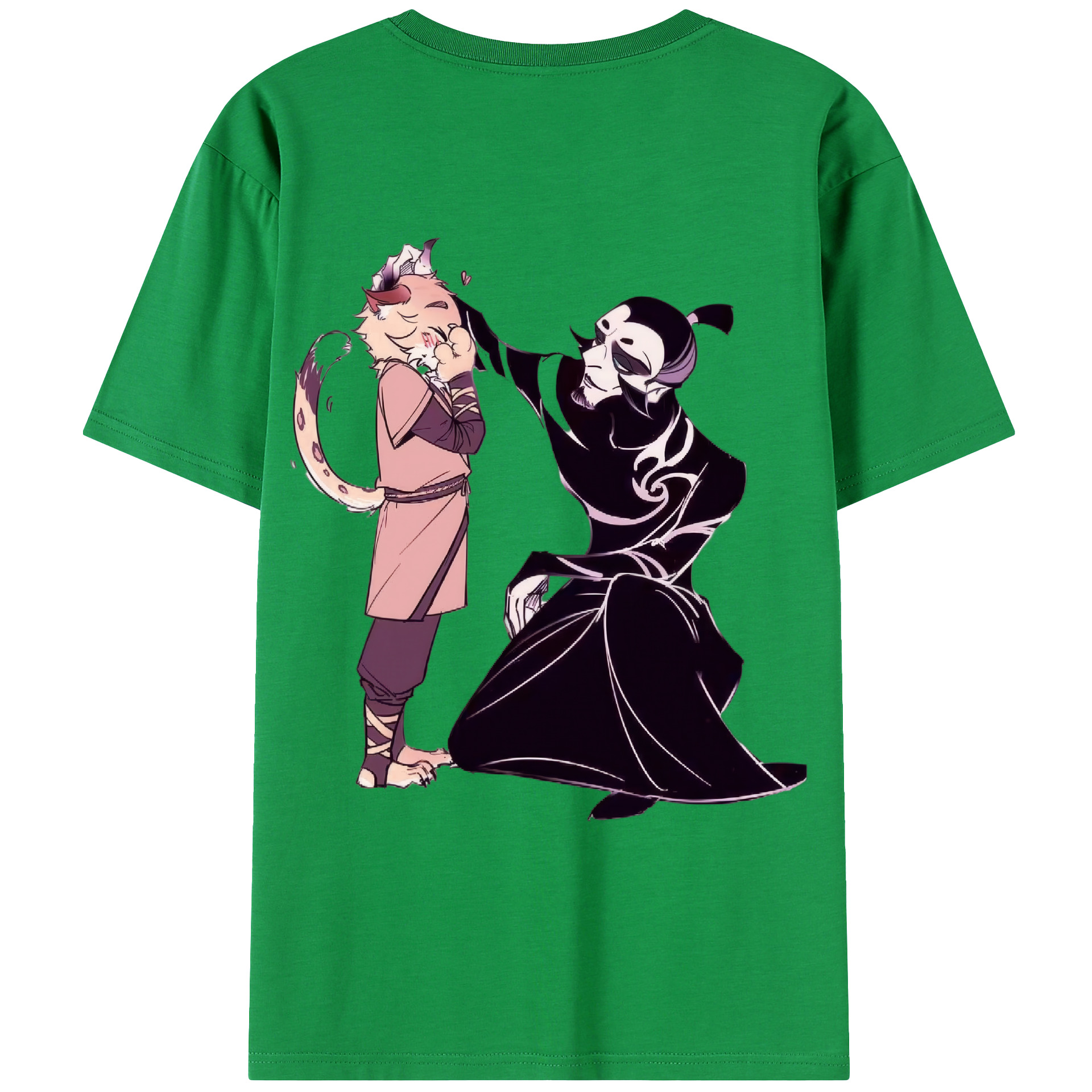 （画像用） Ne Zha 2 ナタ 魔童の大暴れ レディース半袖Tシャツ(バックプリント)