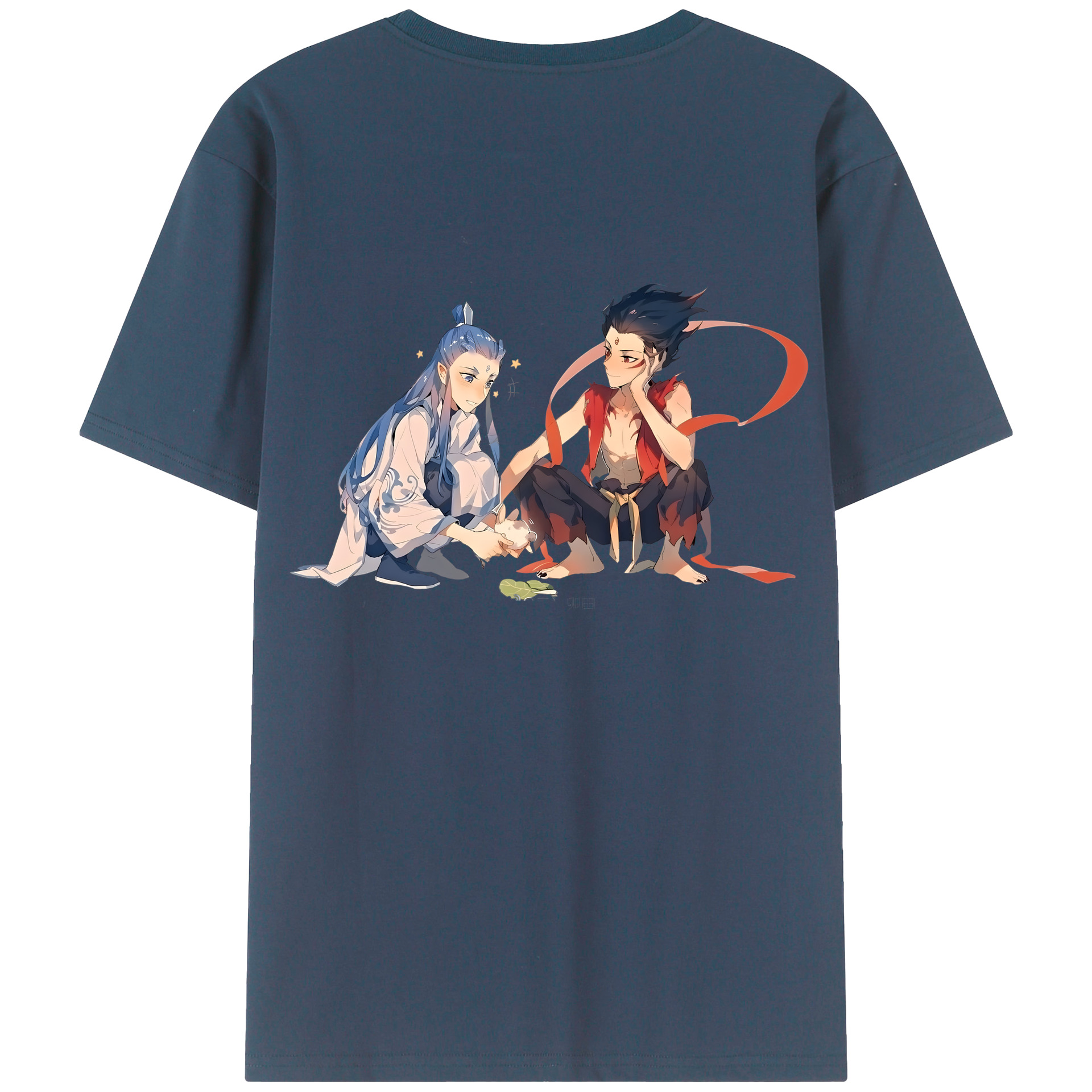 （画像用） Ne Zha 2 ナタ 魔童の大暴れ レディース半袖Tシャツ(バックプリント)
