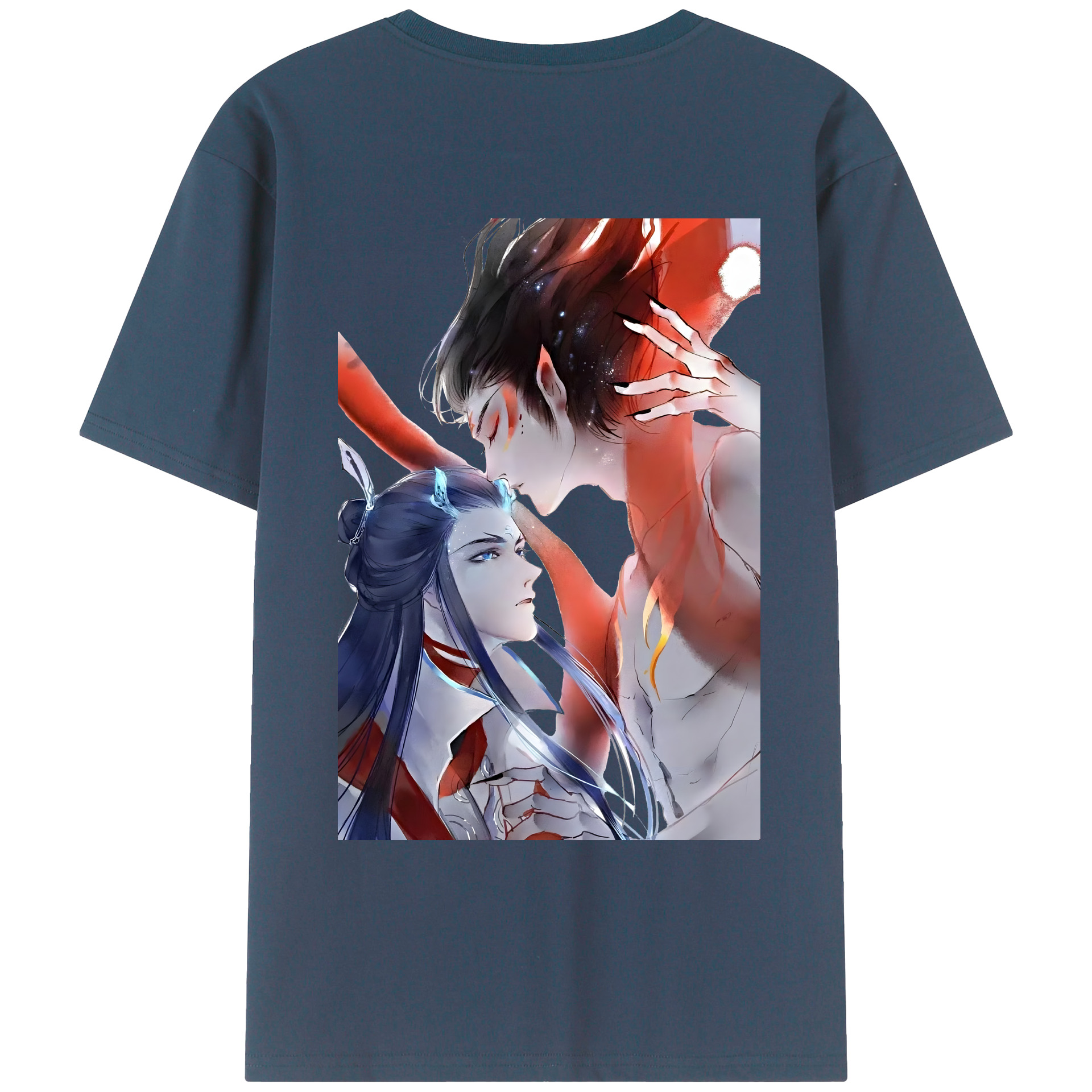 （画像用） Ne Zha 2 ナタ 魔童の大暴れ レディース半袖Tシャツ(バックプリント)