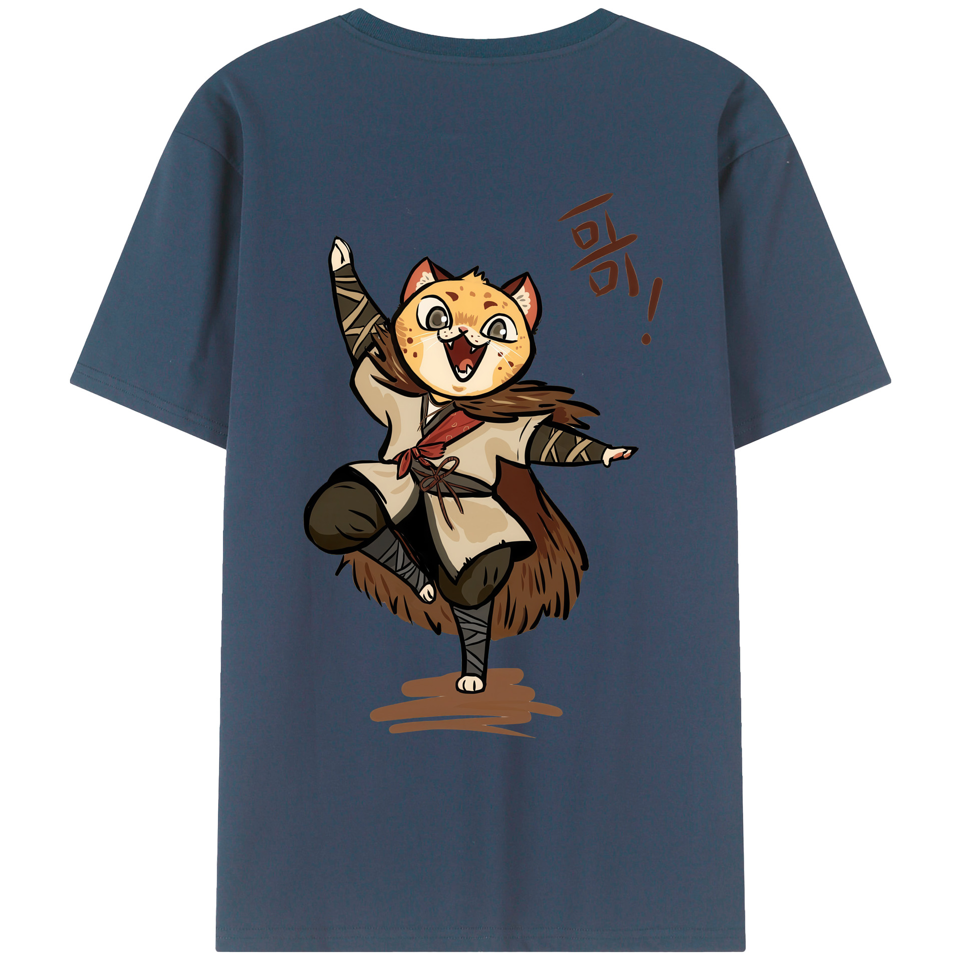 （画像用） Ne Zha 2 ナタ 魔童の大暴れ レディース半袖Tシャツ(バックプリント)