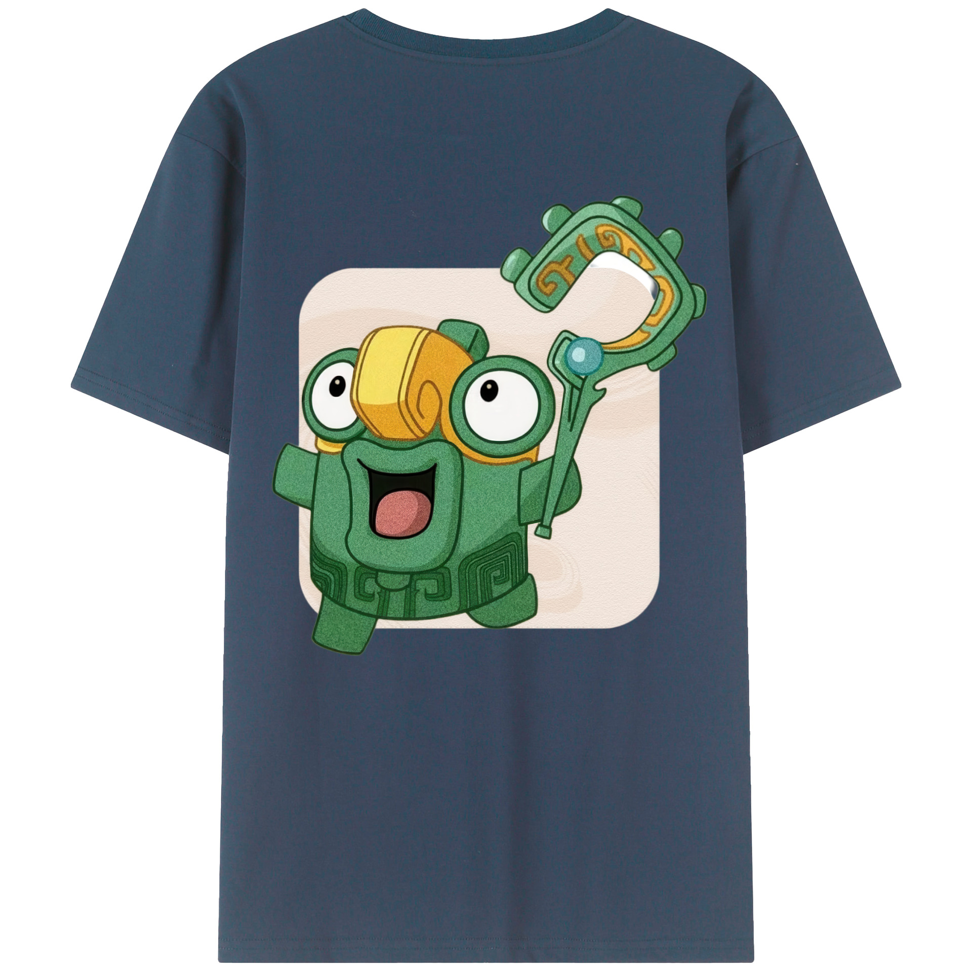 （画像用） Ne Zha 2 ナタ 魔童の大暴れ レディース半袖Tシャツ(バックプリント)