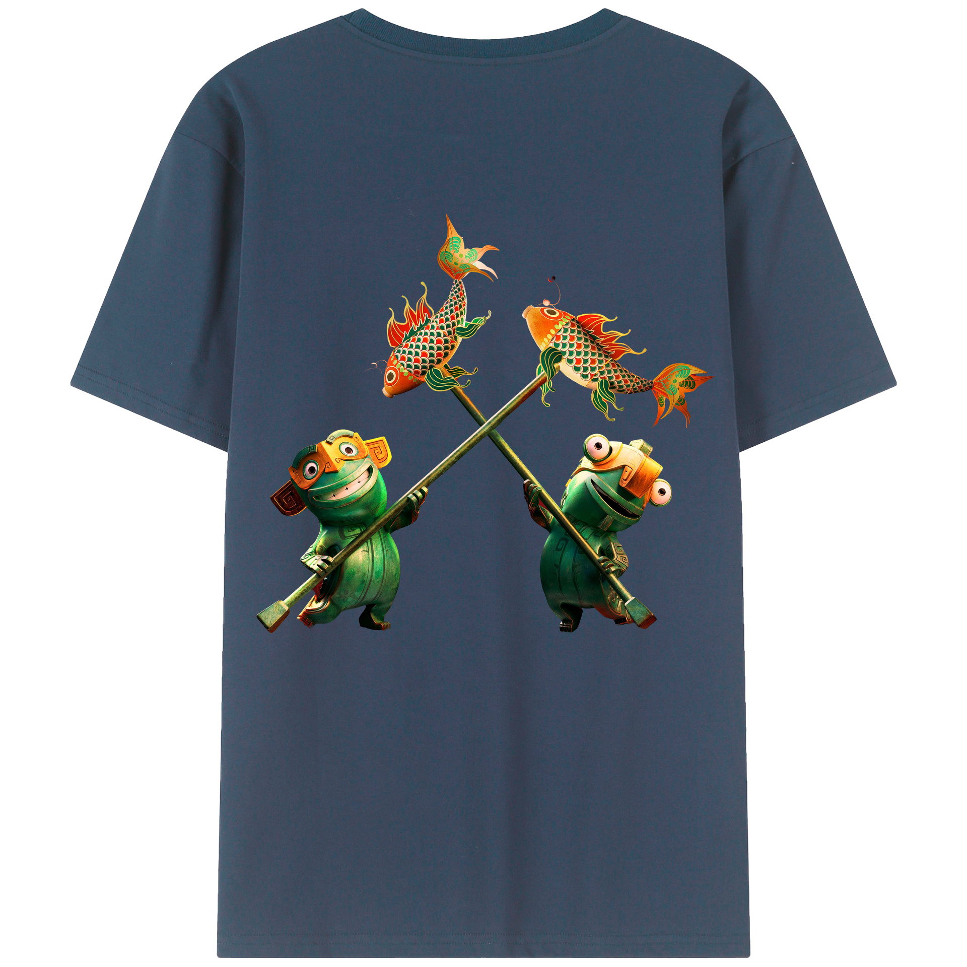（画像用） Ne Zha 2 ナタ 魔童の大暴れ レディース半袖Tシャツ(バックプリント)